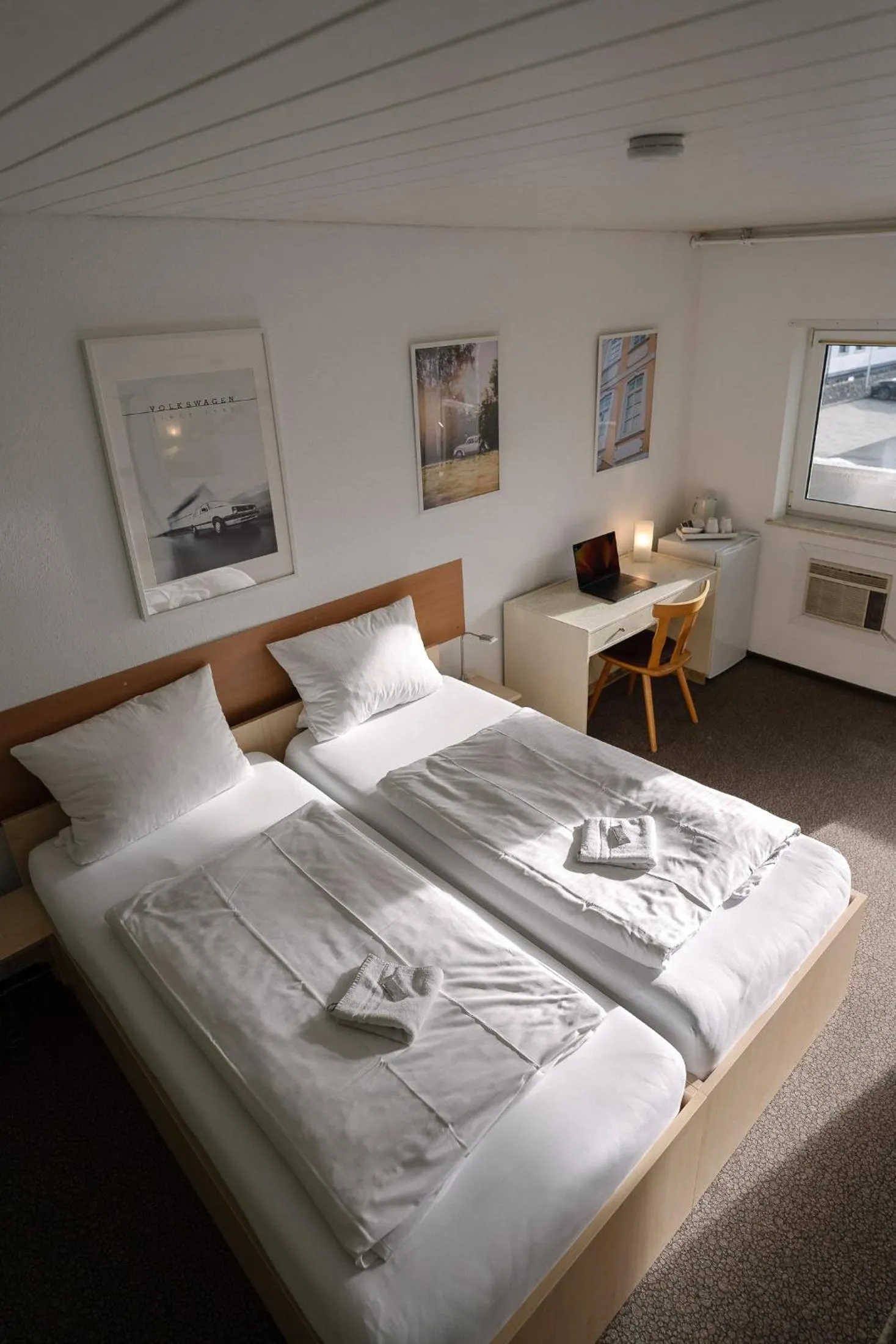 Bed in Hotel Spilburg