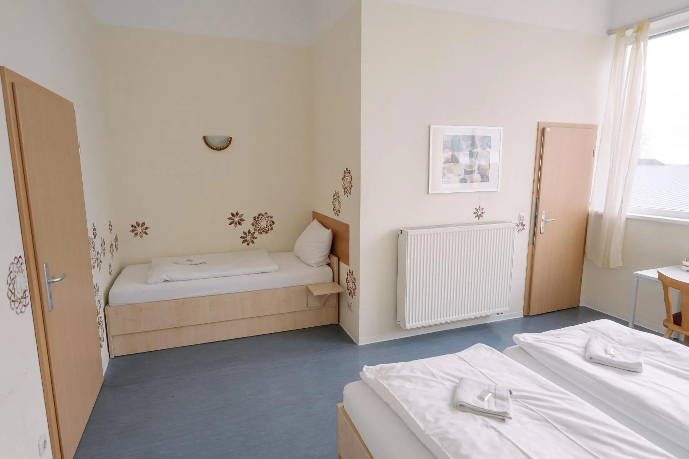 Bed in Hotel Spilburg