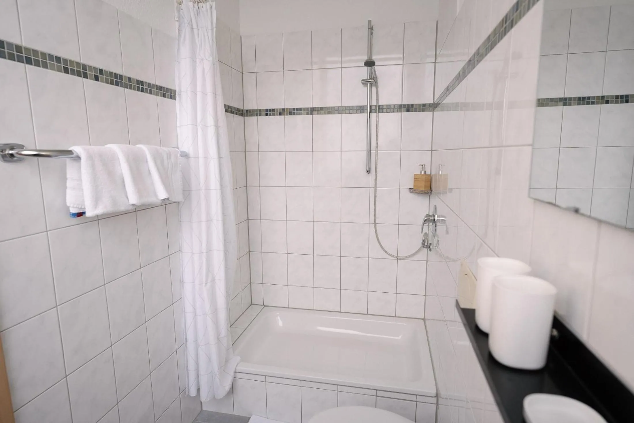 Shower in Hotel Spilburg