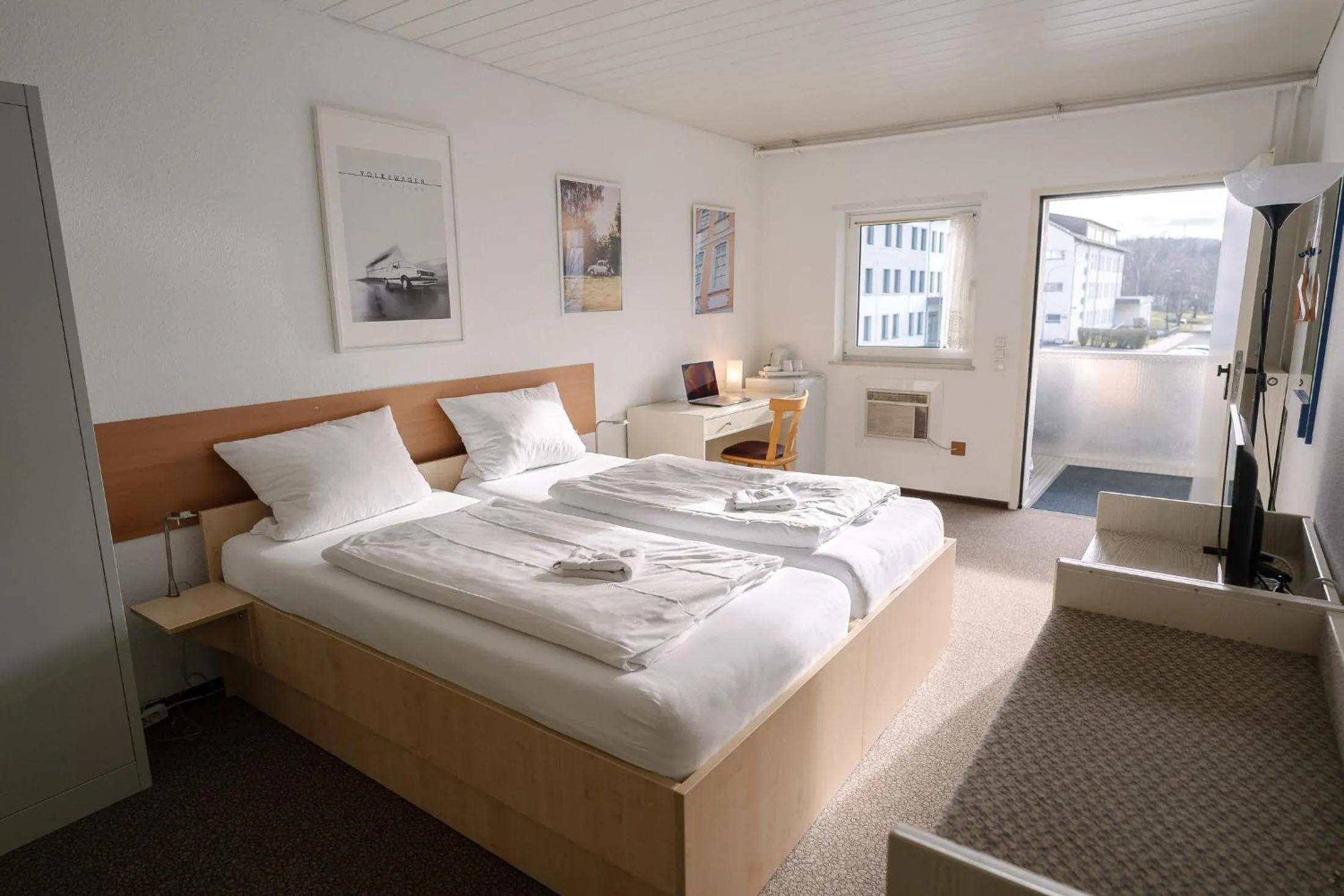 Bed in Hotel Spilburg