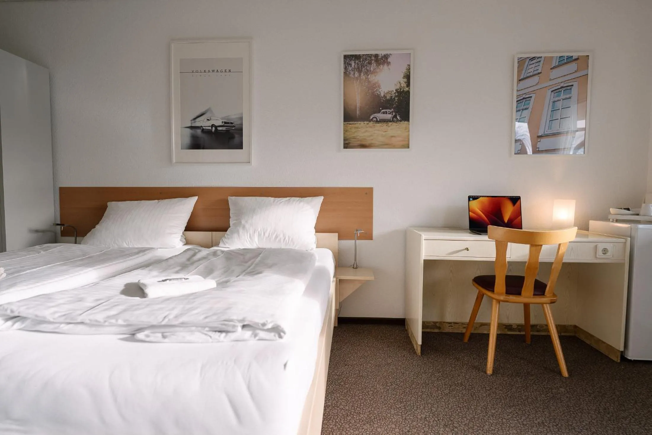 Bed in Hotel Spilburg