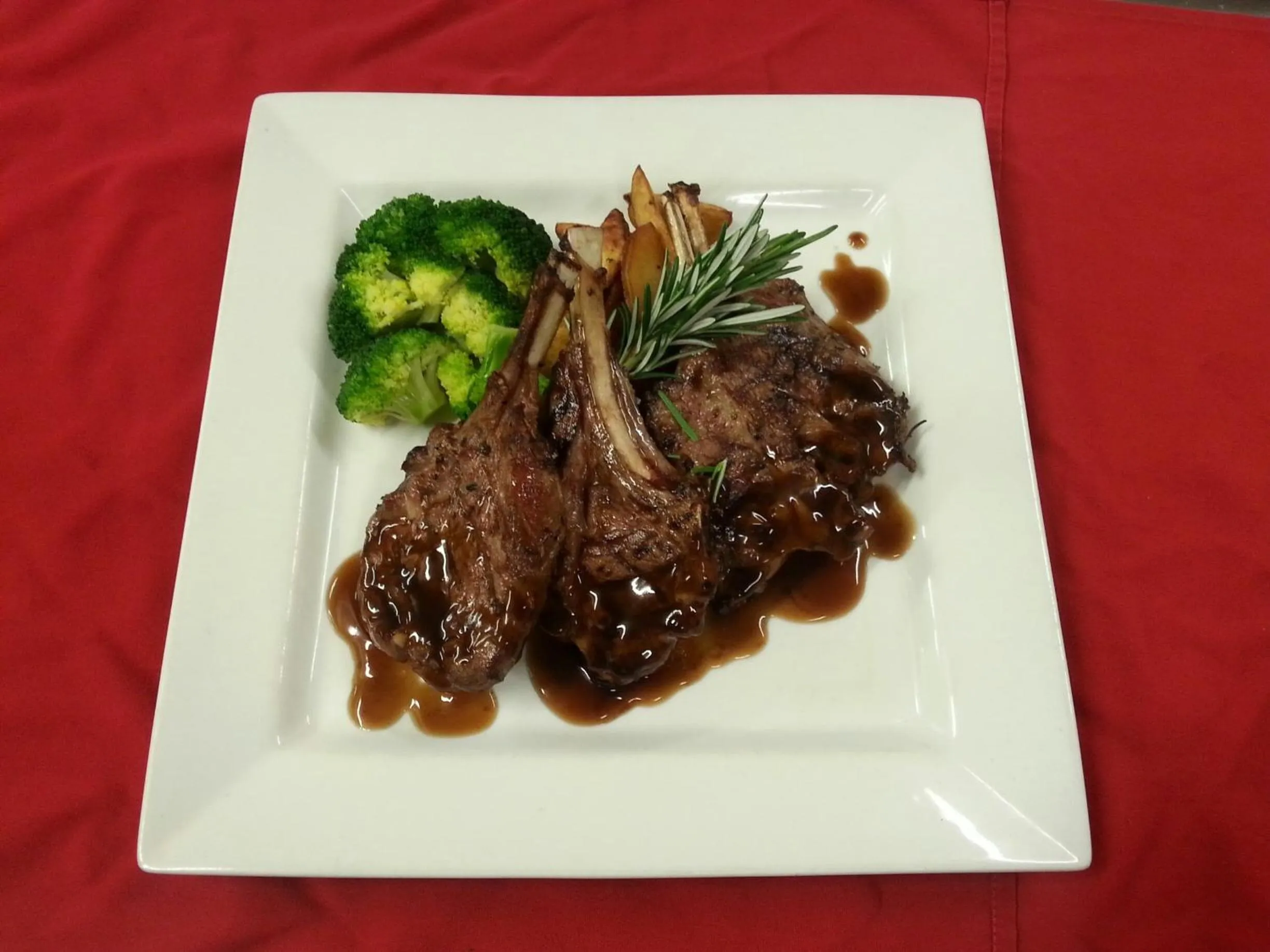 Food close-up in Townview Motel