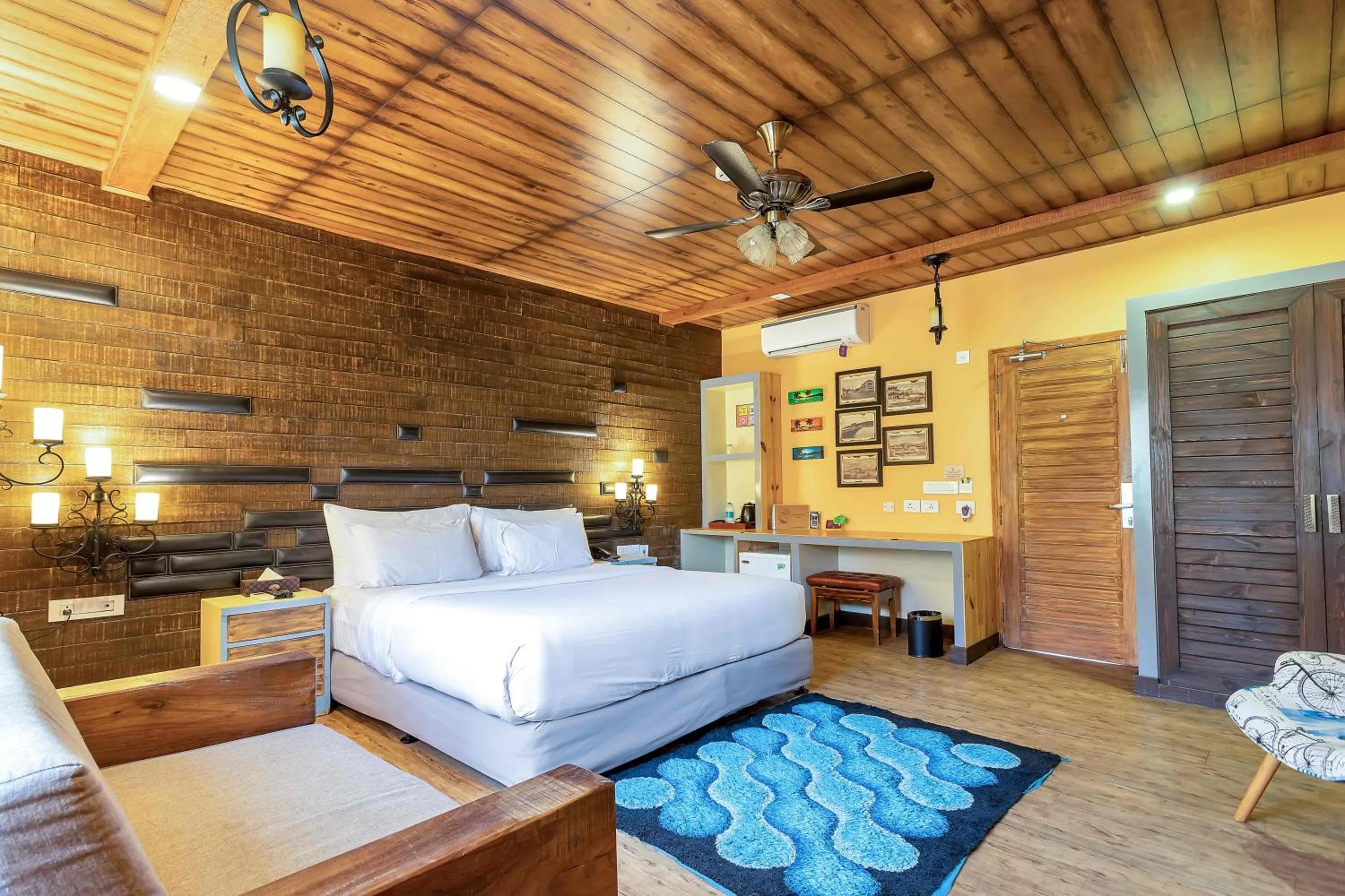 Bed in The Baga Beach Resort