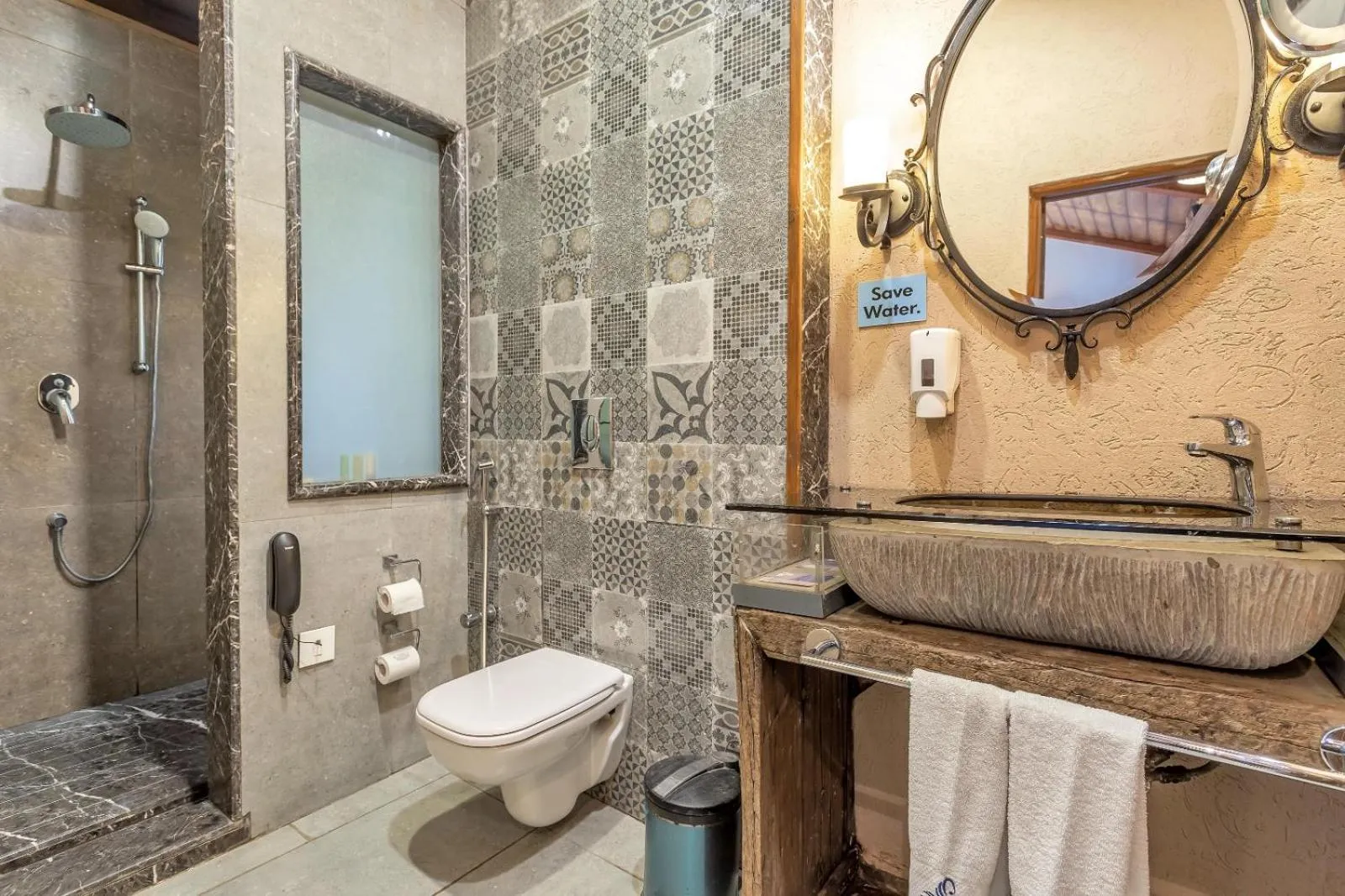Bathroom in The Baga Beach Resort