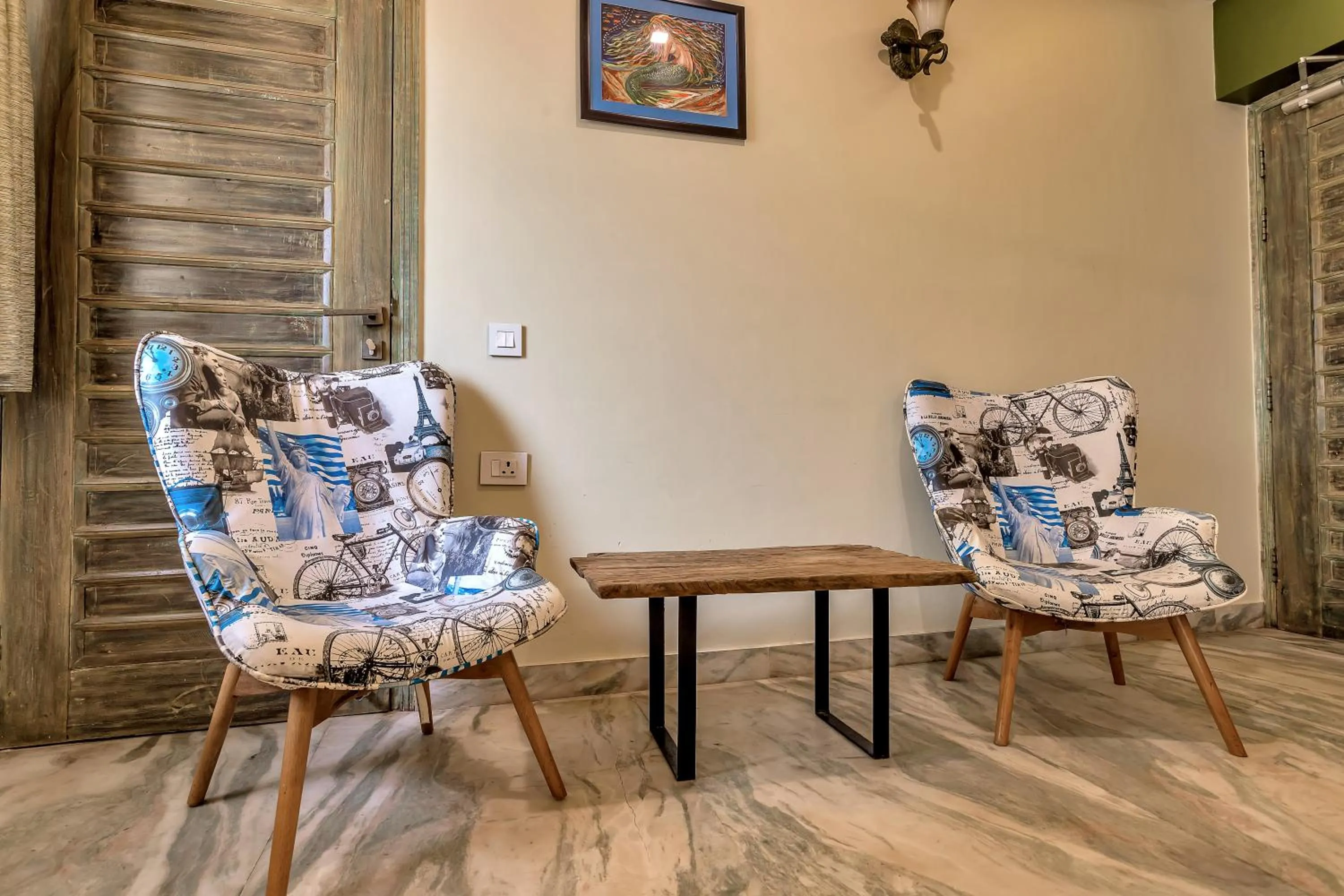 Seating area in The Baga Beach Resort