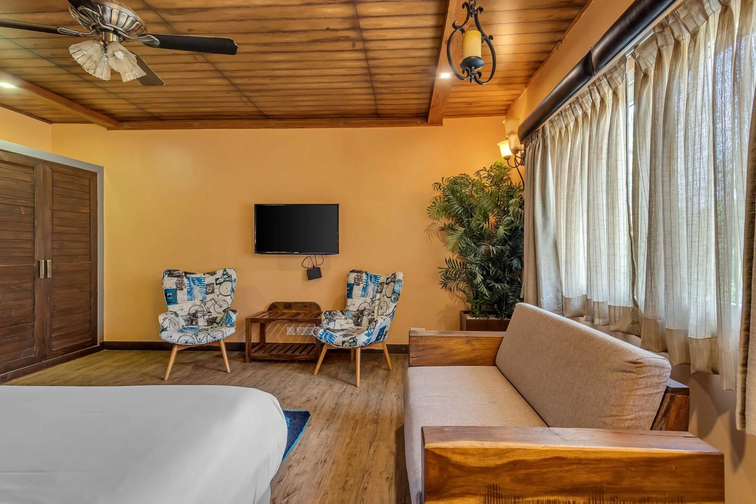 Seating area in The Baga Beach Resort