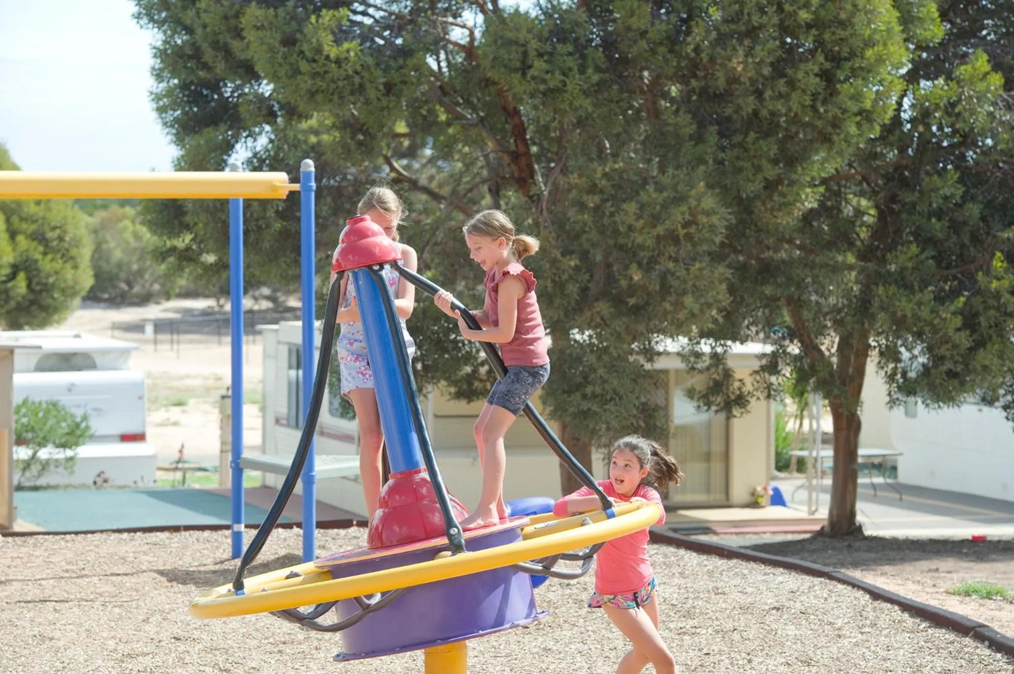 People in BIG4 Port Hughes Holiday Park