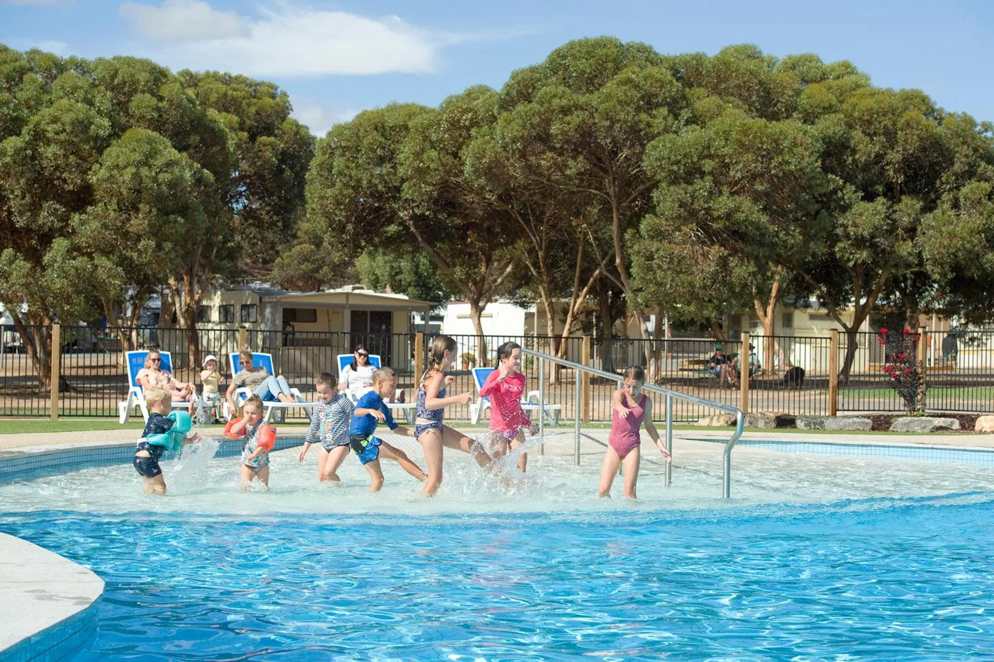 People in BIG4 Port Hughes Holiday Park