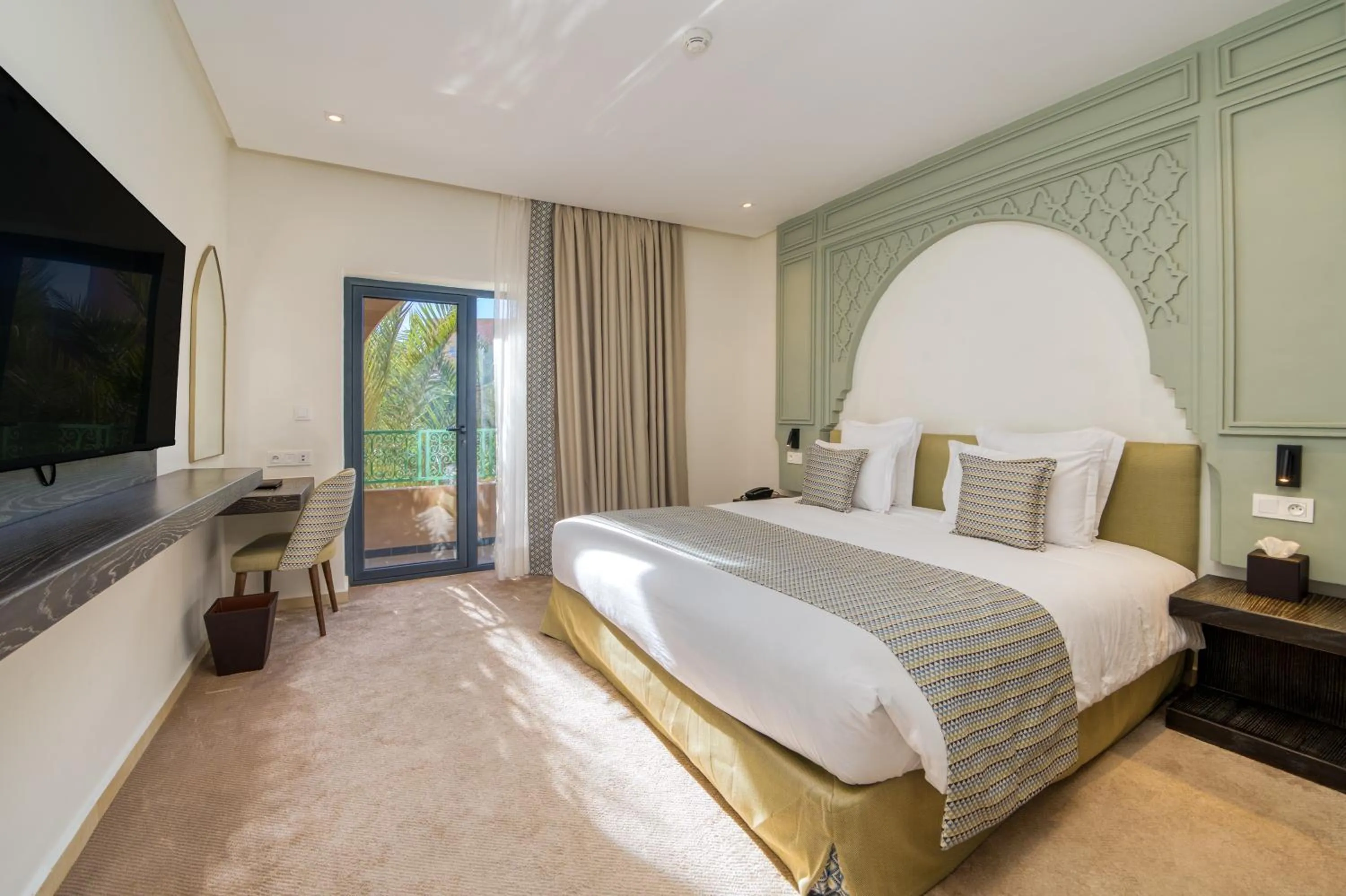 Bed in Amanar Hôtel & Spa Ouarzazate