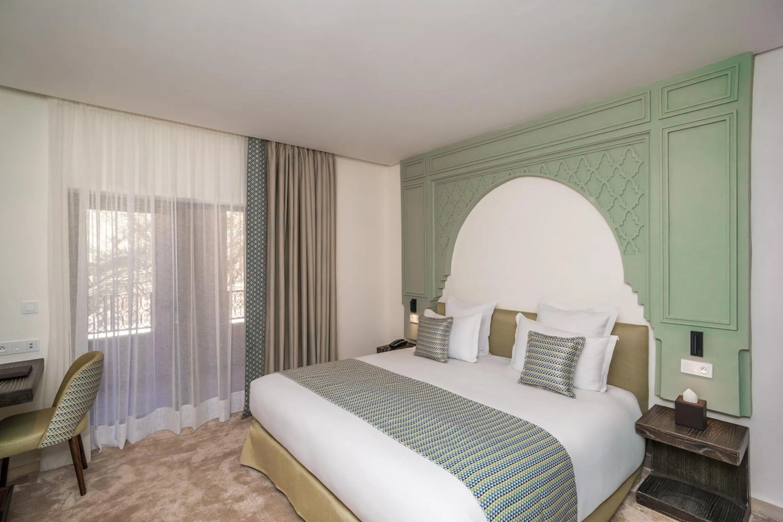 Bed in Amanar Hôtel & Spa Ouarzazate