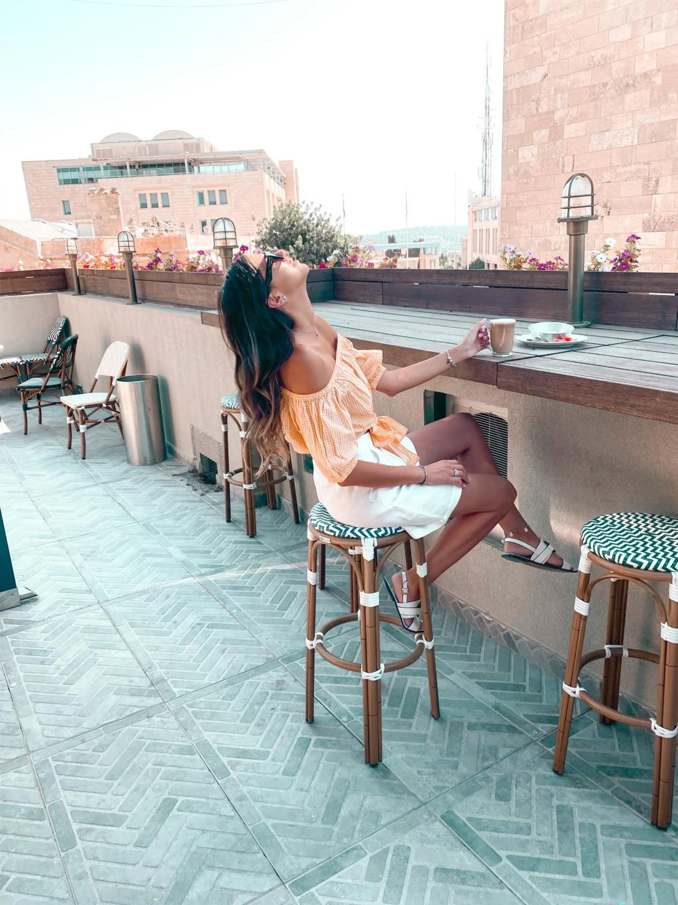 Balcony/Terrace in The Post Hostel Jerusalem