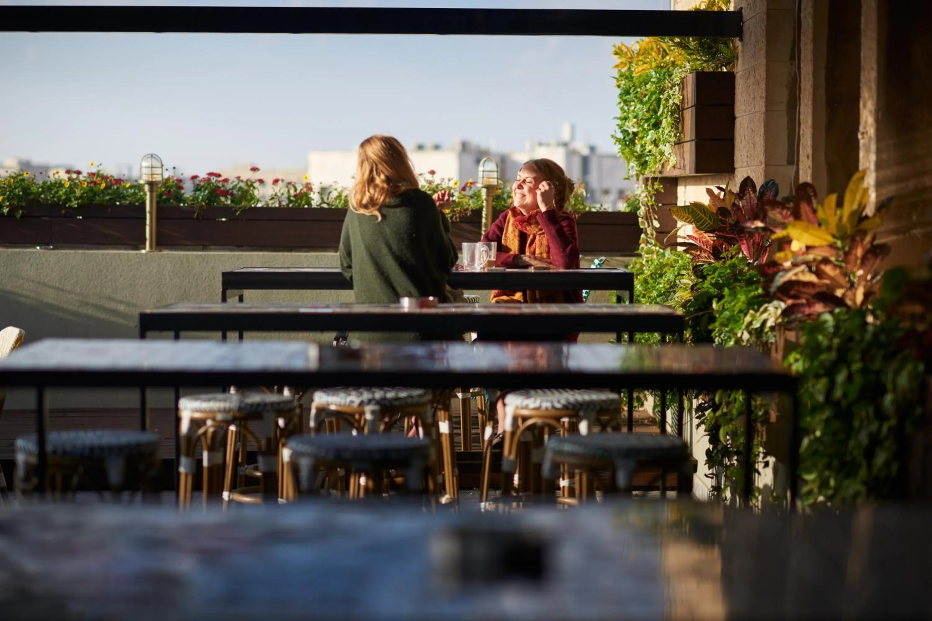 People in The Post Hostel Jerusalem