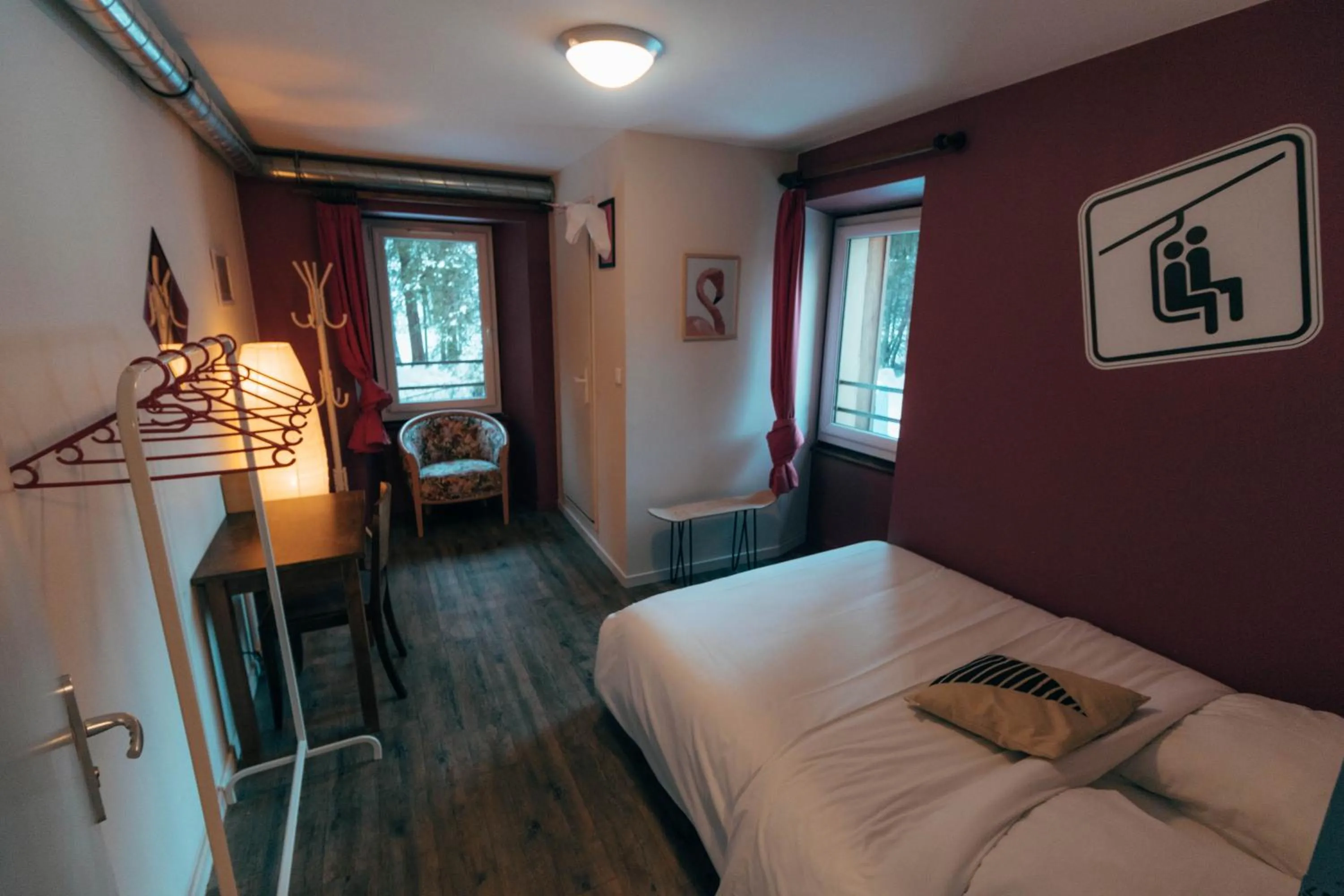 Bed in 1861 Châtel Hostel