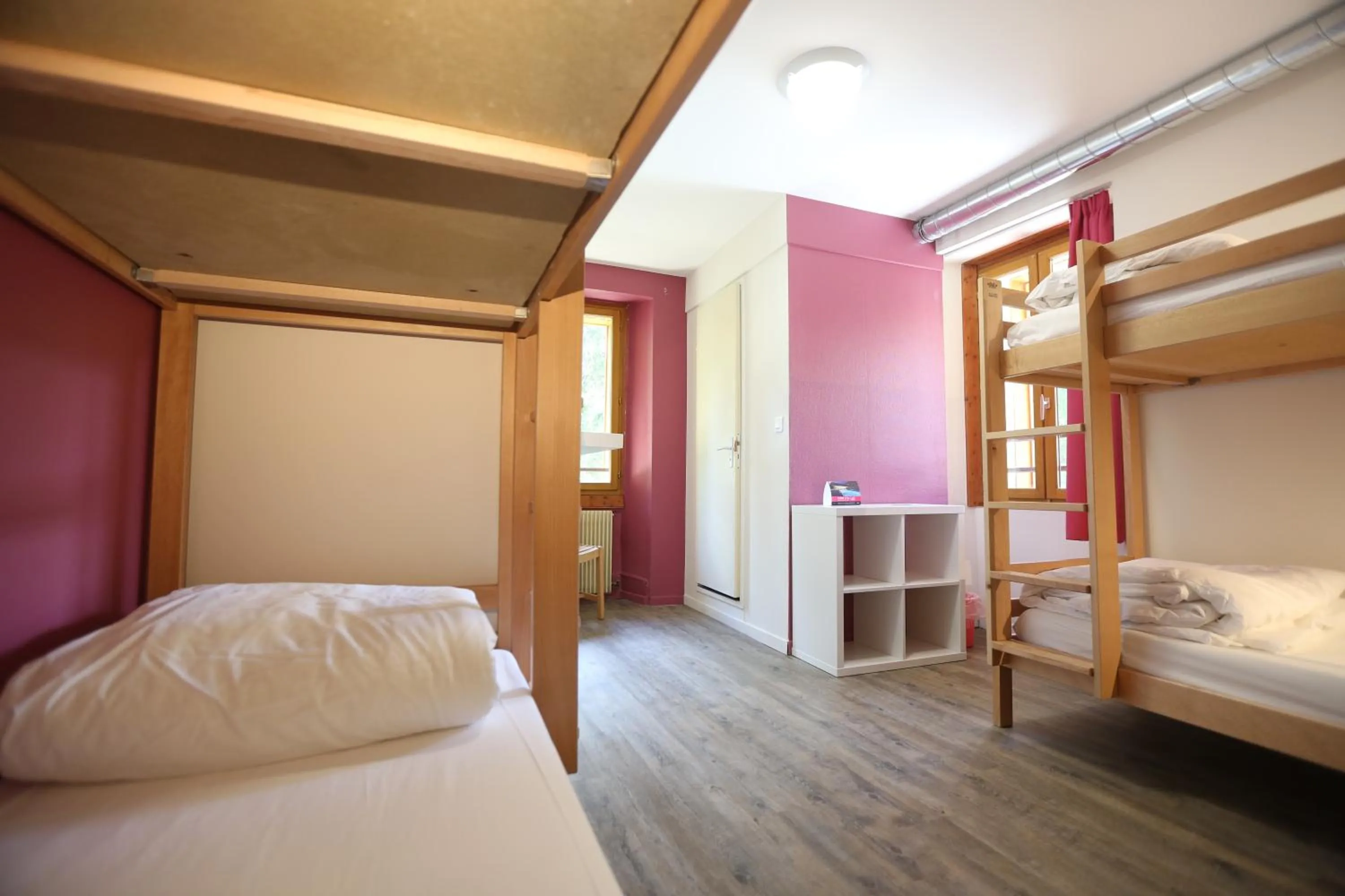 Bed in 1861 Châtel Hostel