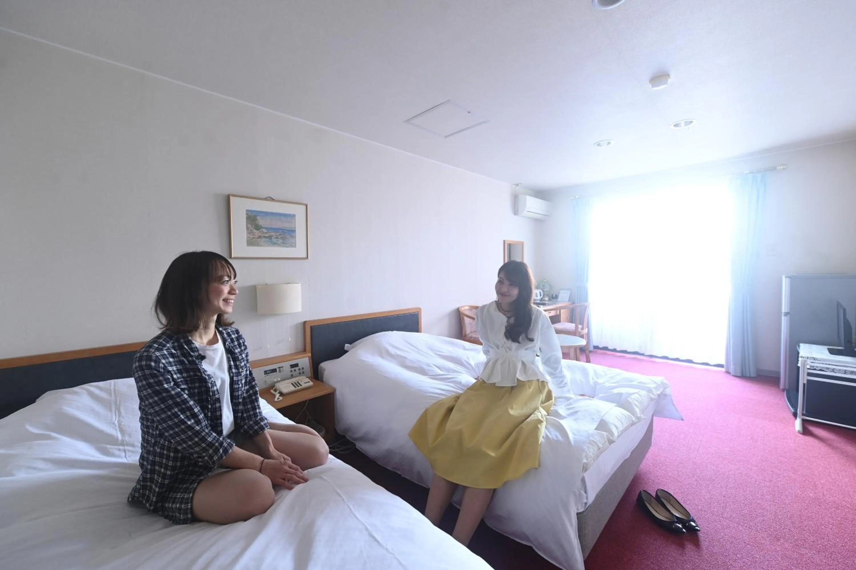 People, Bed in Hotel Sunresort Shirahama