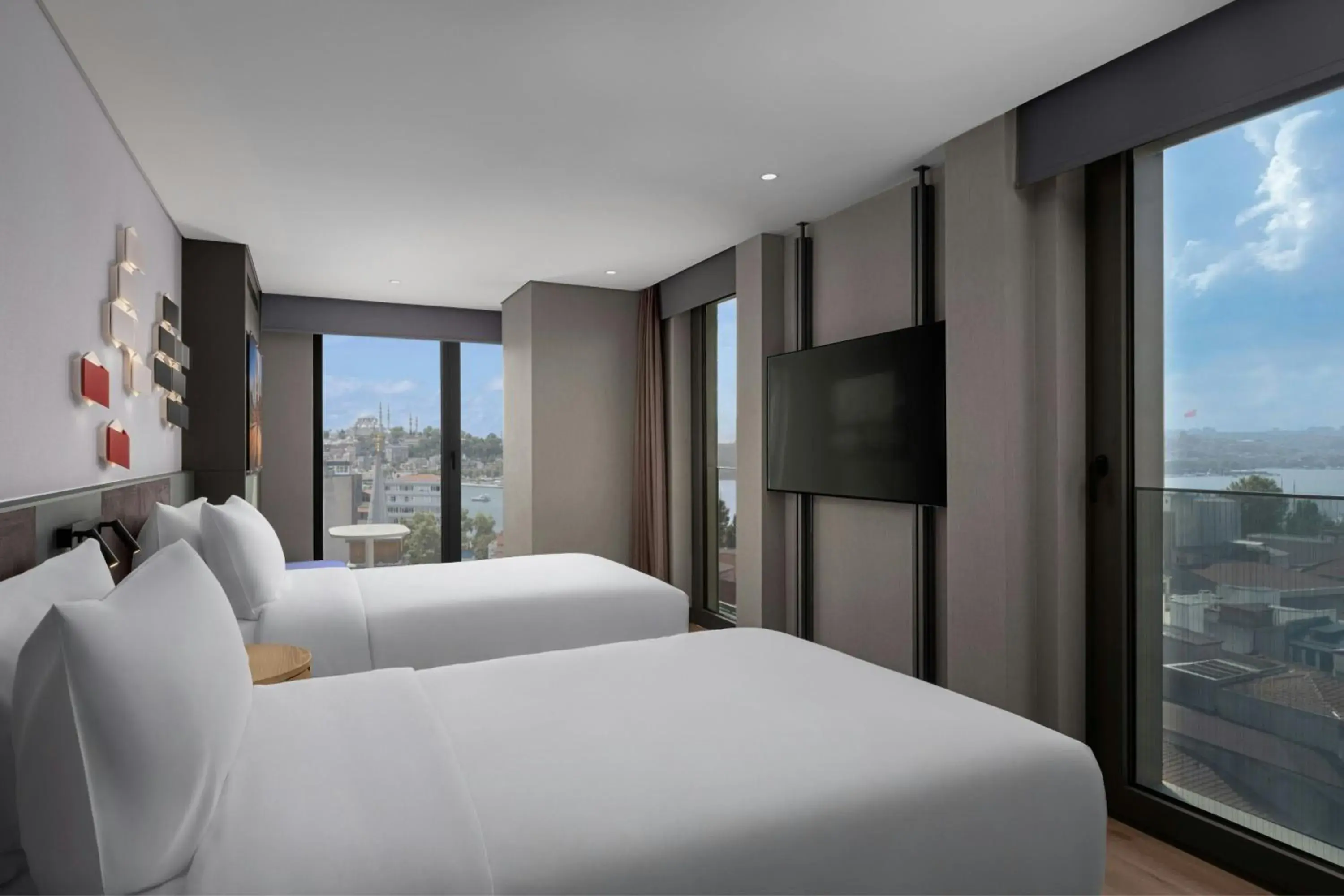 Deluxe Twin Room with Halic View in Aloft Istanbul Karakoy Deluxe Twin Room with Halic View in Aloft Istanbul Karakoy