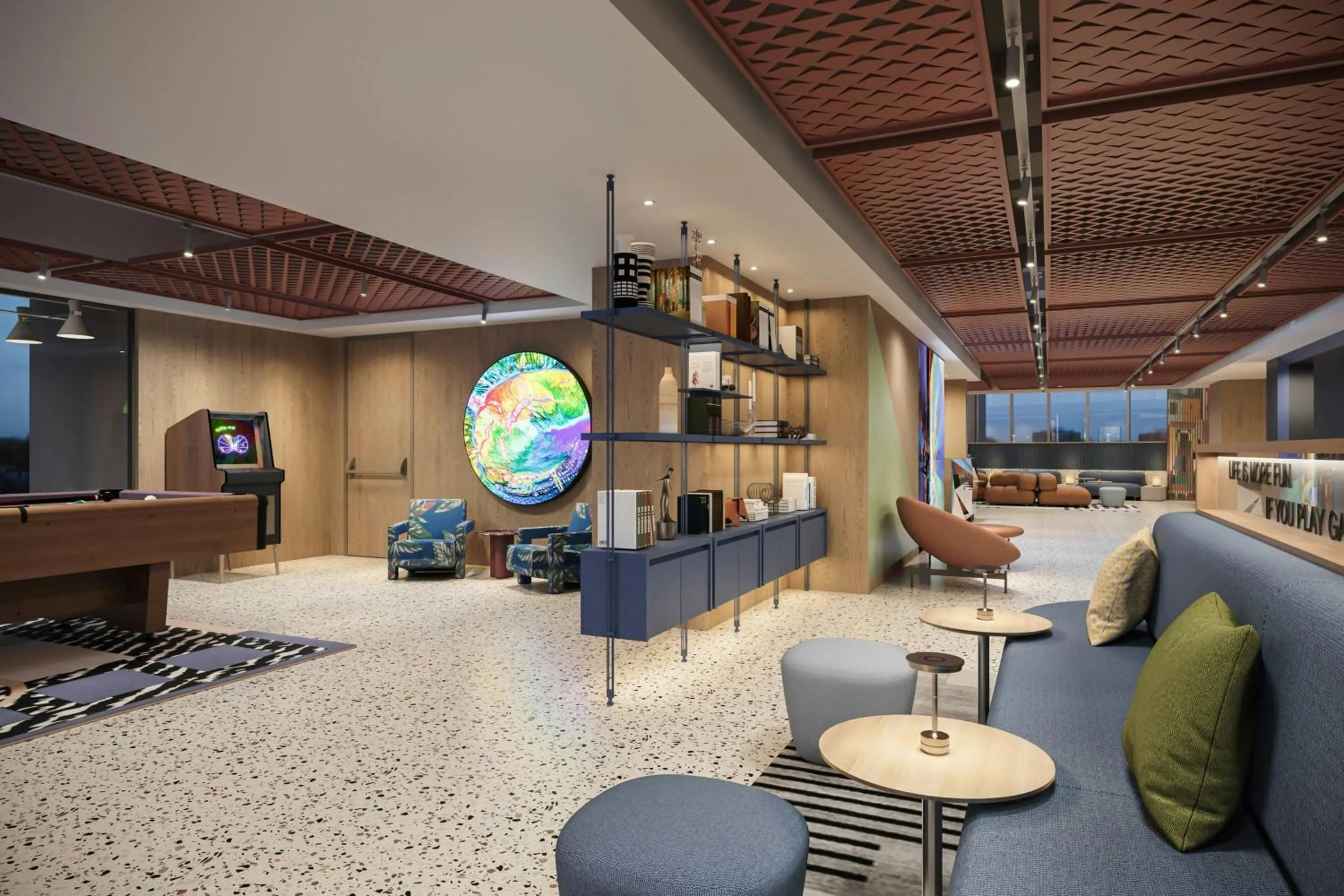 Lobby or reception in Aloft Istanbul Karakoy