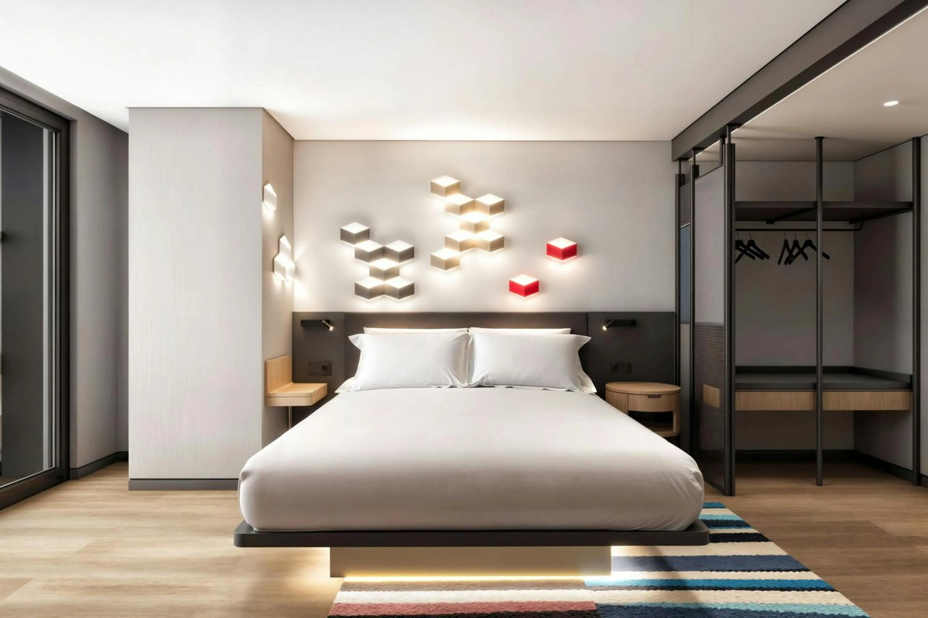 Bedroom, Bed in Aloft Istanbul Karakoy