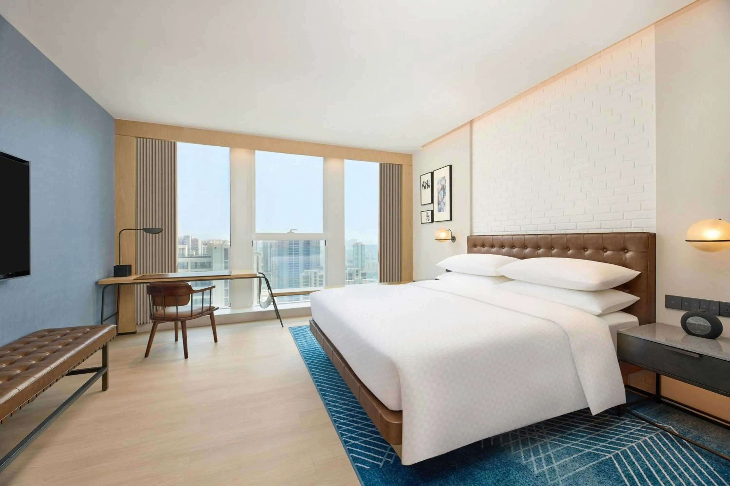 Bedroom, Bed in Four Points by Sheraton Rizhao