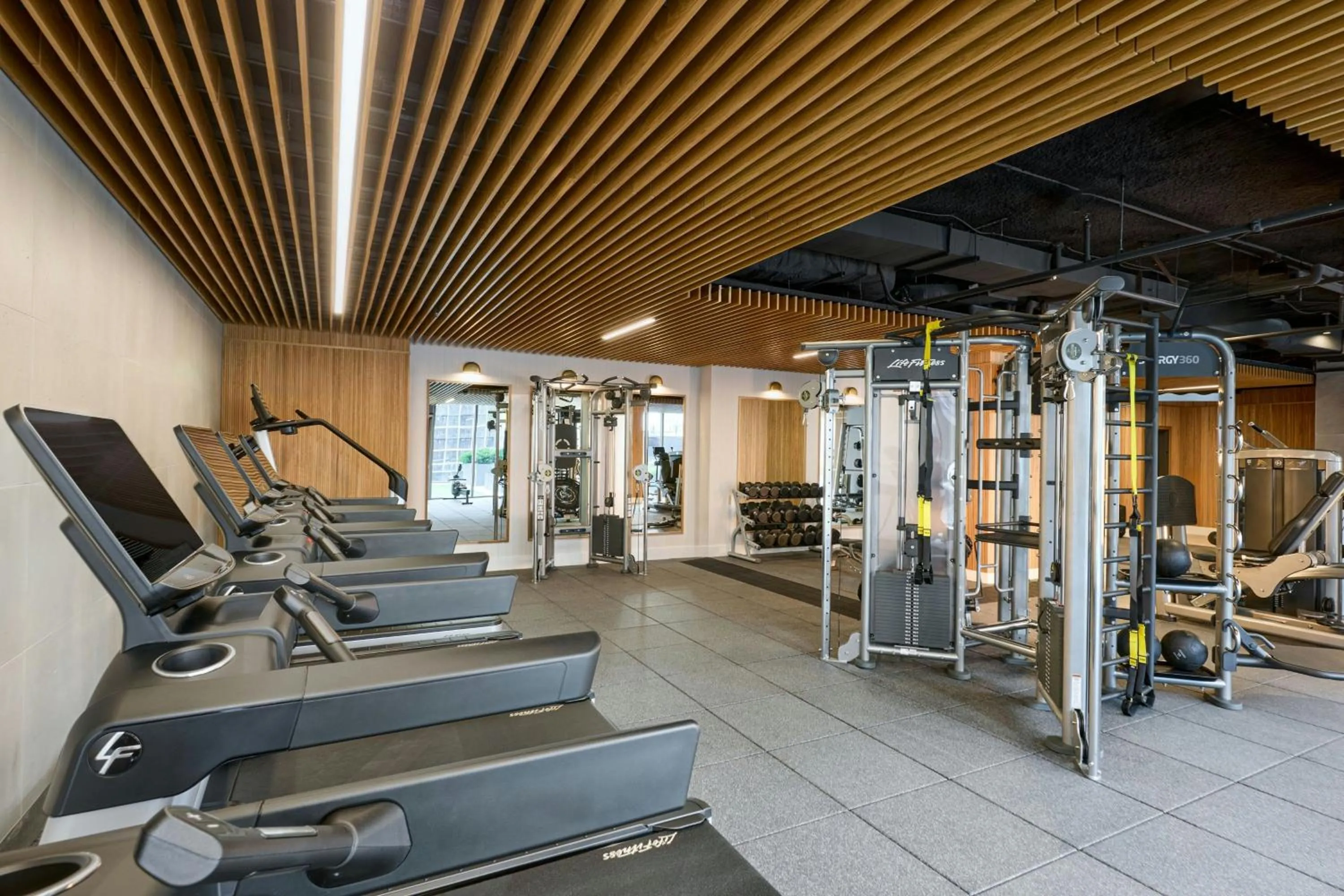 Fitness centre/facilities in JW Marriott Reston Station