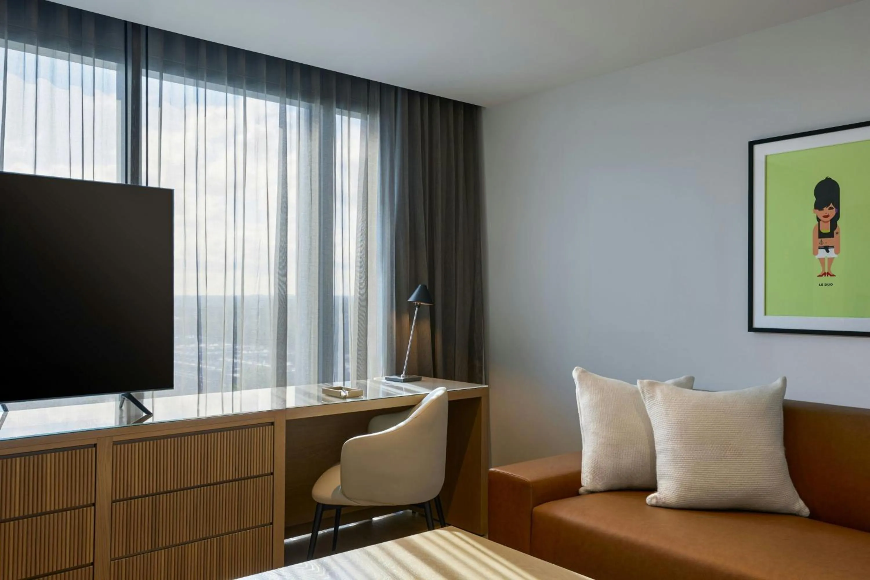 Living room in JW Marriott Reston Station