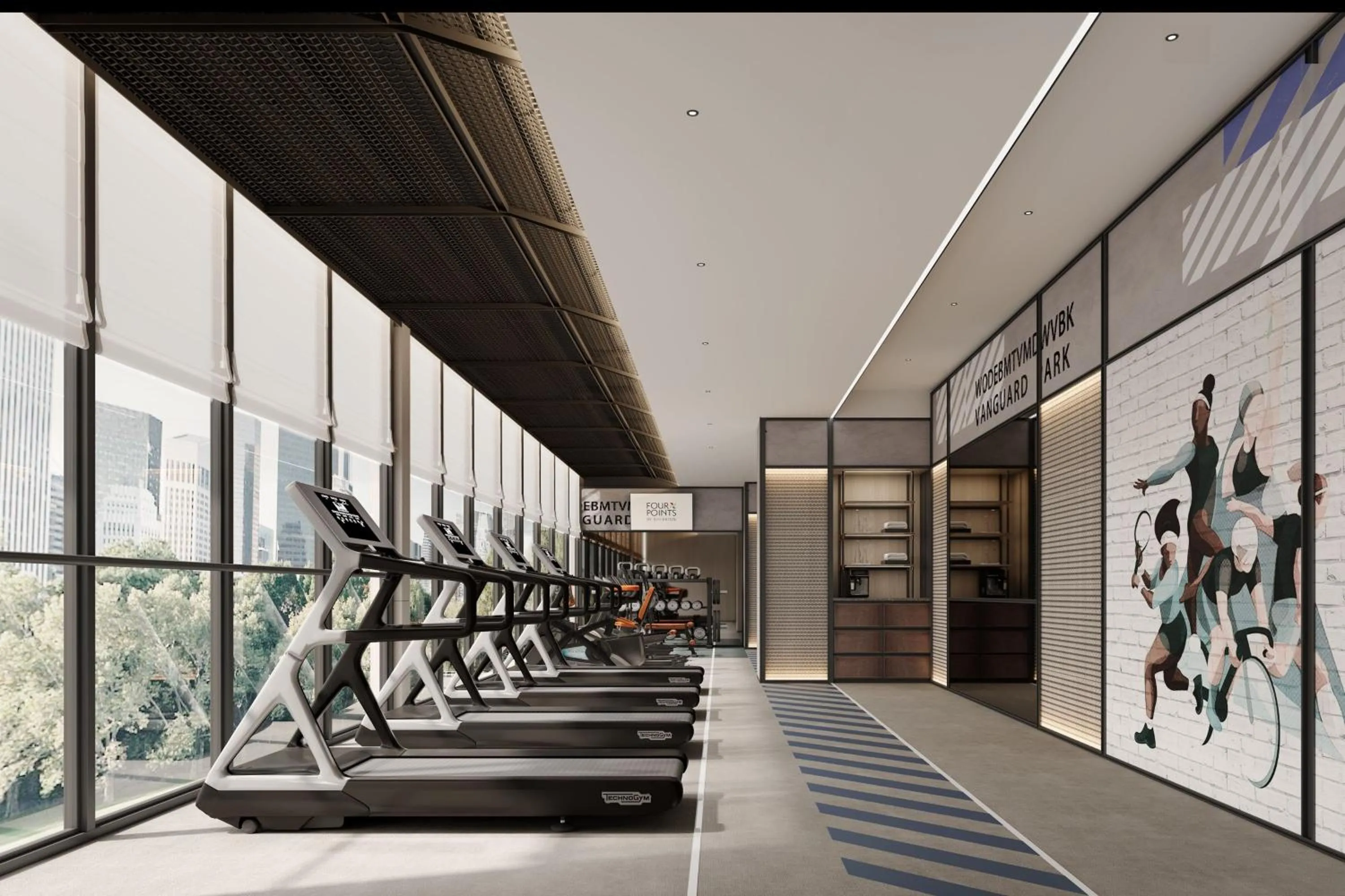 Fitness centre/facilities in Four Points by Sheraton Suzhou Gusu