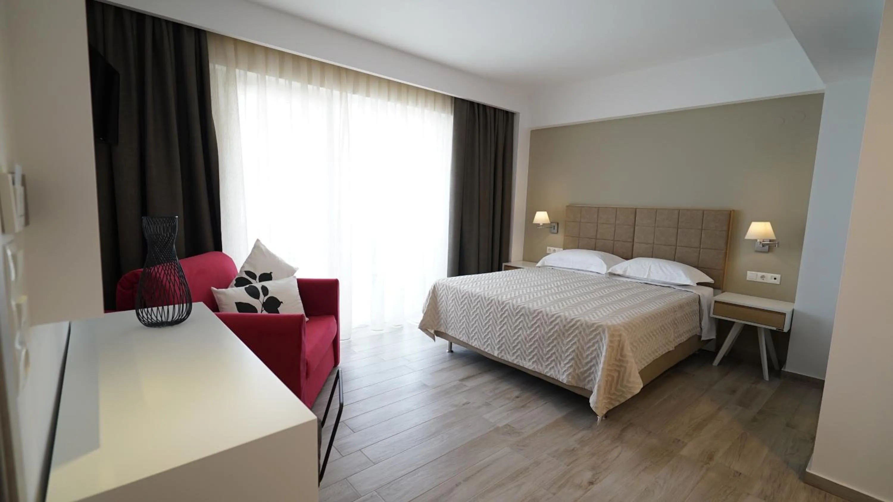 Bedroom, Bed in Olympus Thalassea Boutique Hotel