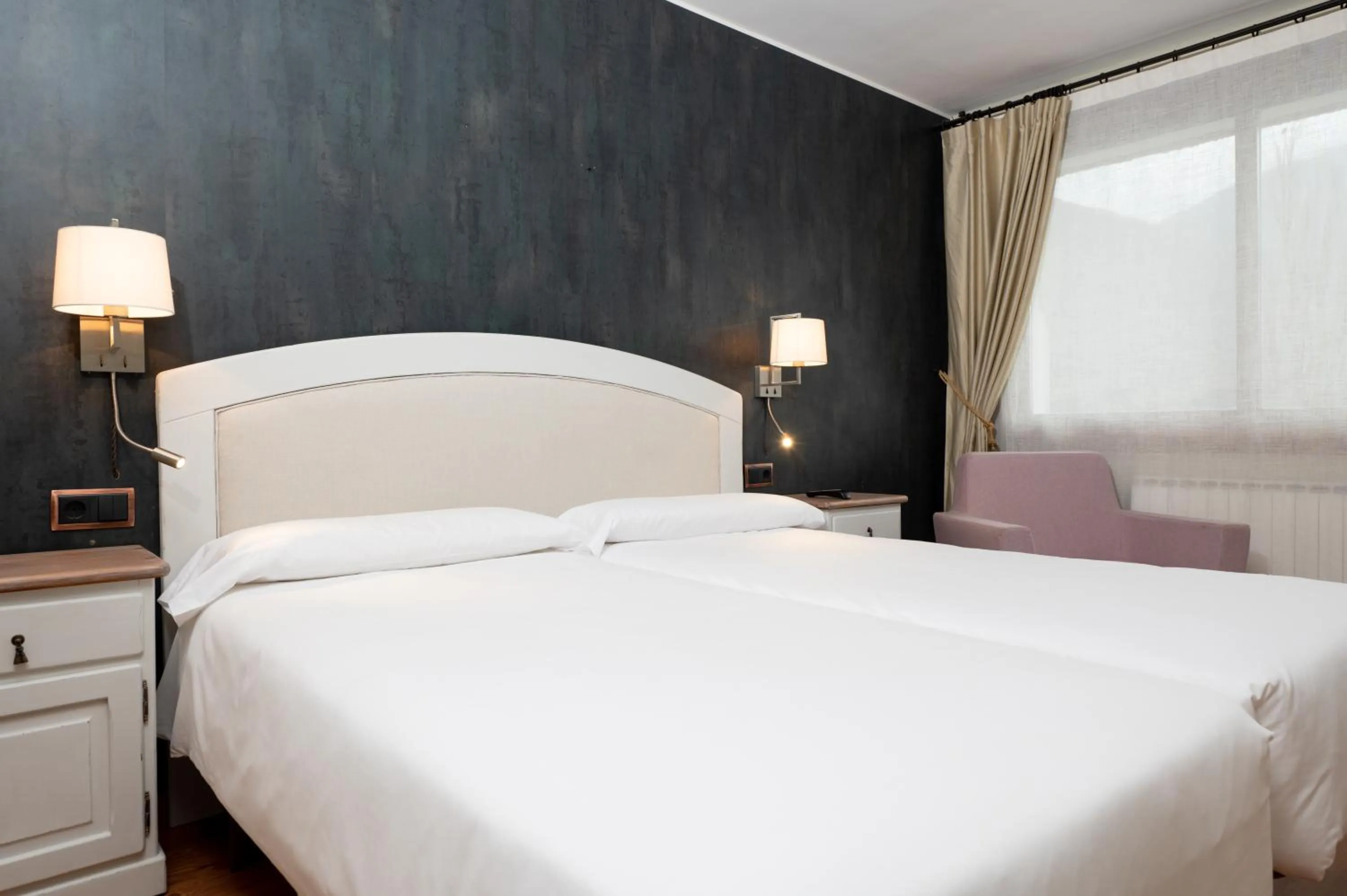 Bed in Hotel de Montaña El Mirador