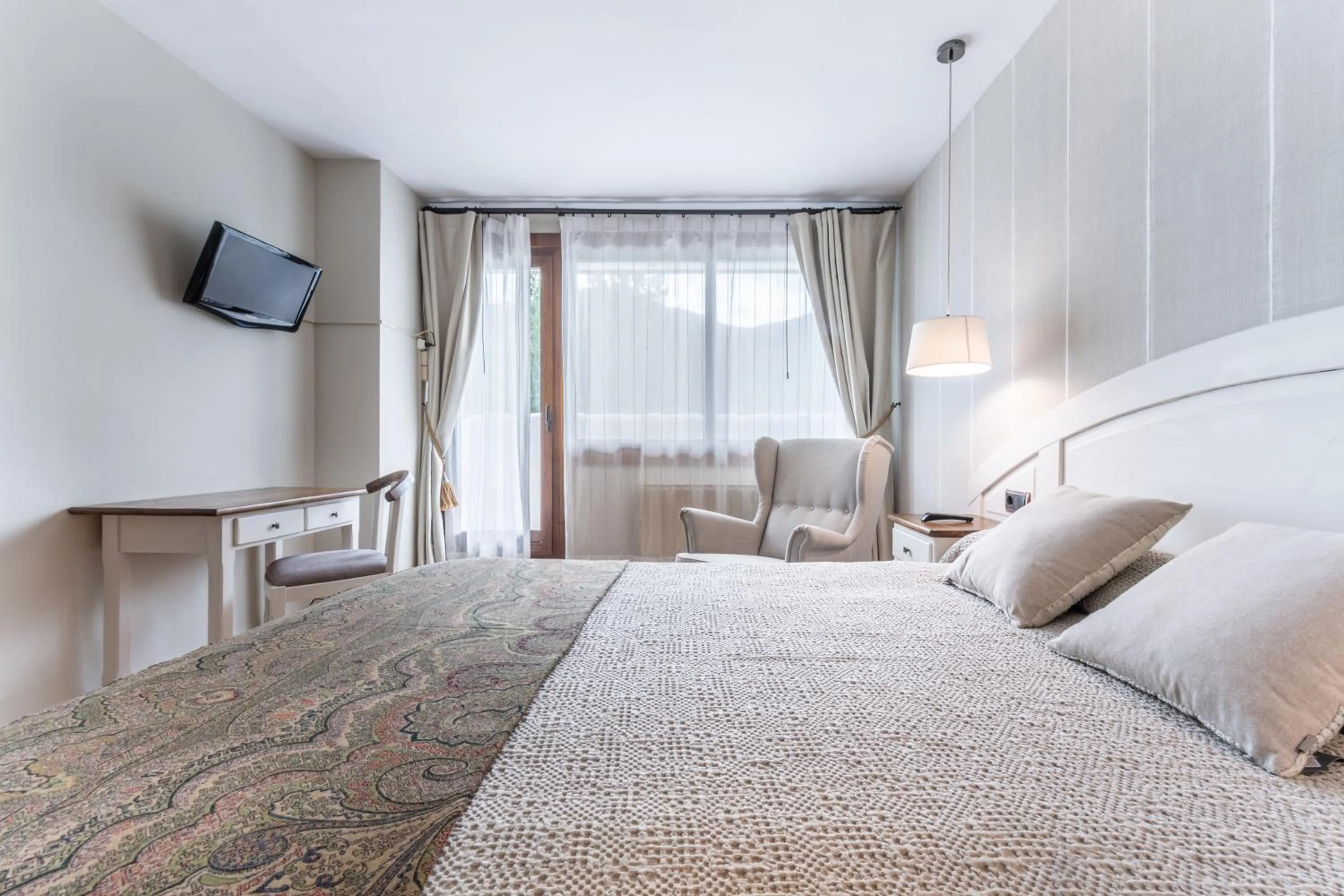 Bed in Hotel de Montaña El Mirador