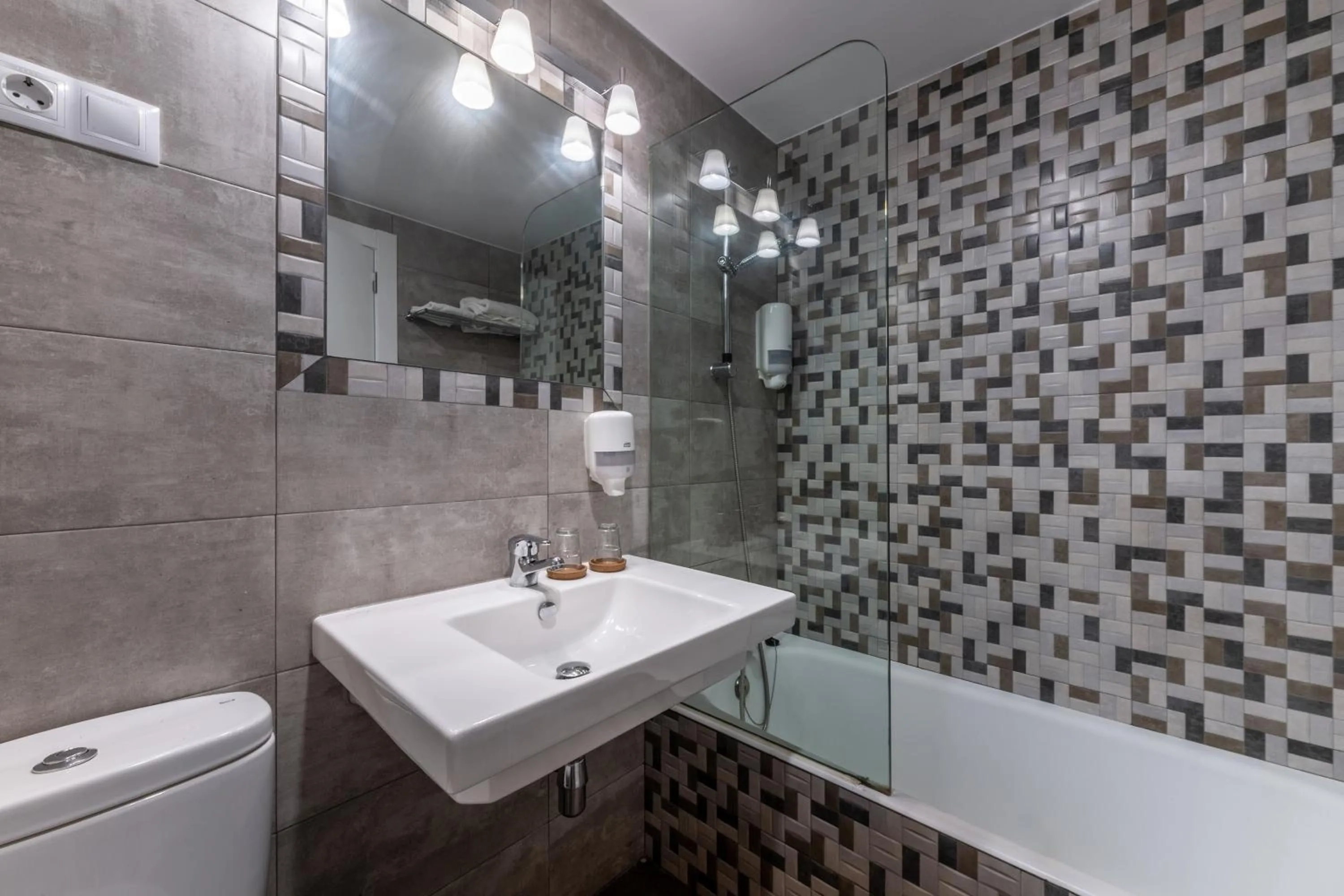 Bathroom in Hotel de Montaña El Mirador