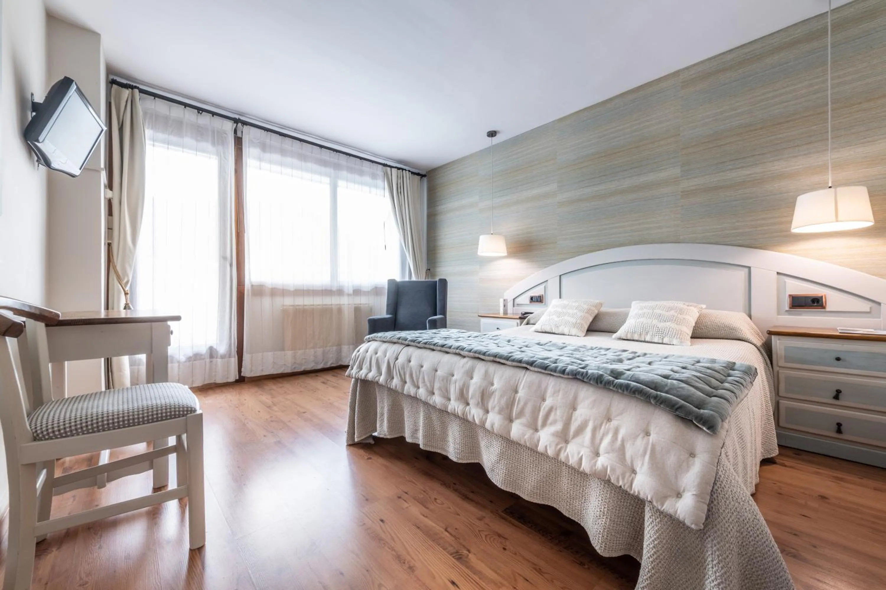 Bed in Hotel de Montaña El Mirador