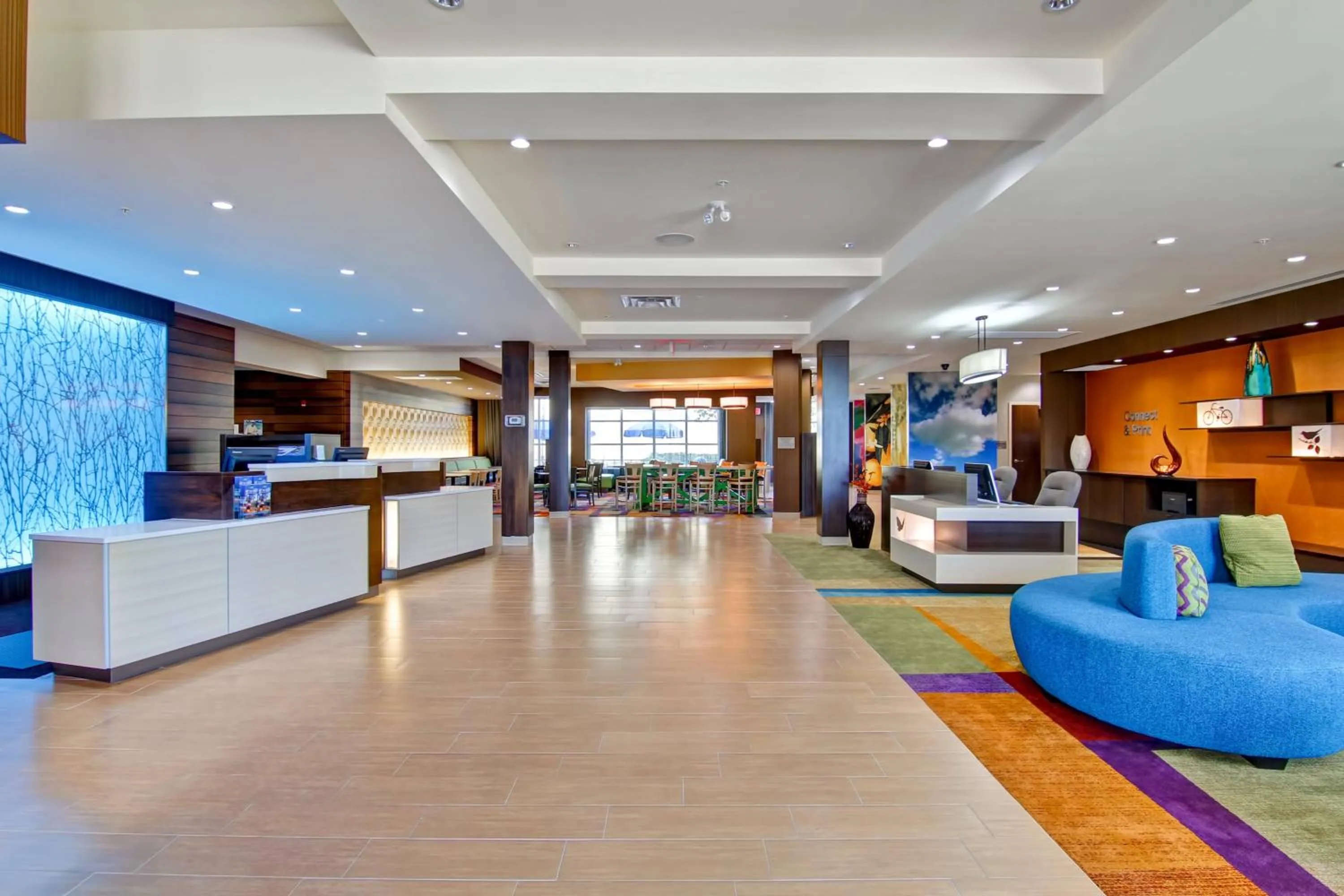 Lobby or reception in Fairfield Inn & Suites by Marriott Kamloops