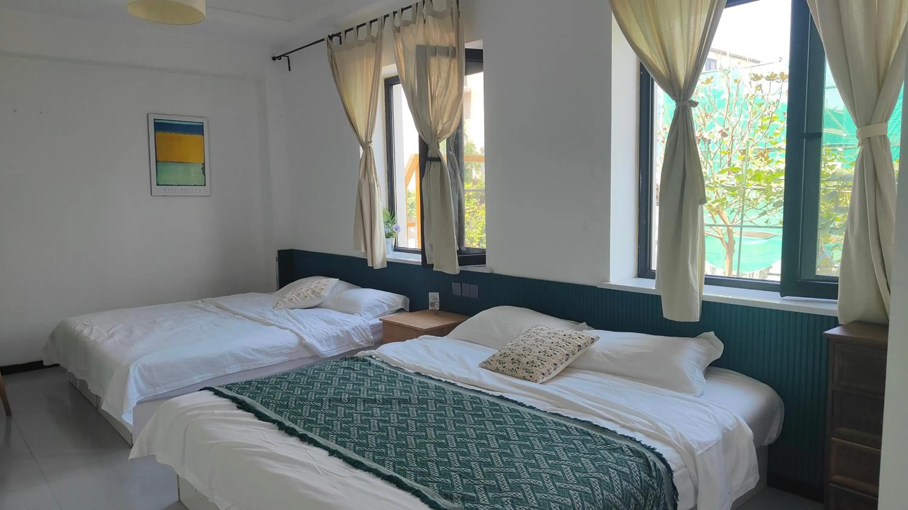 Bed in July Inn Weihai