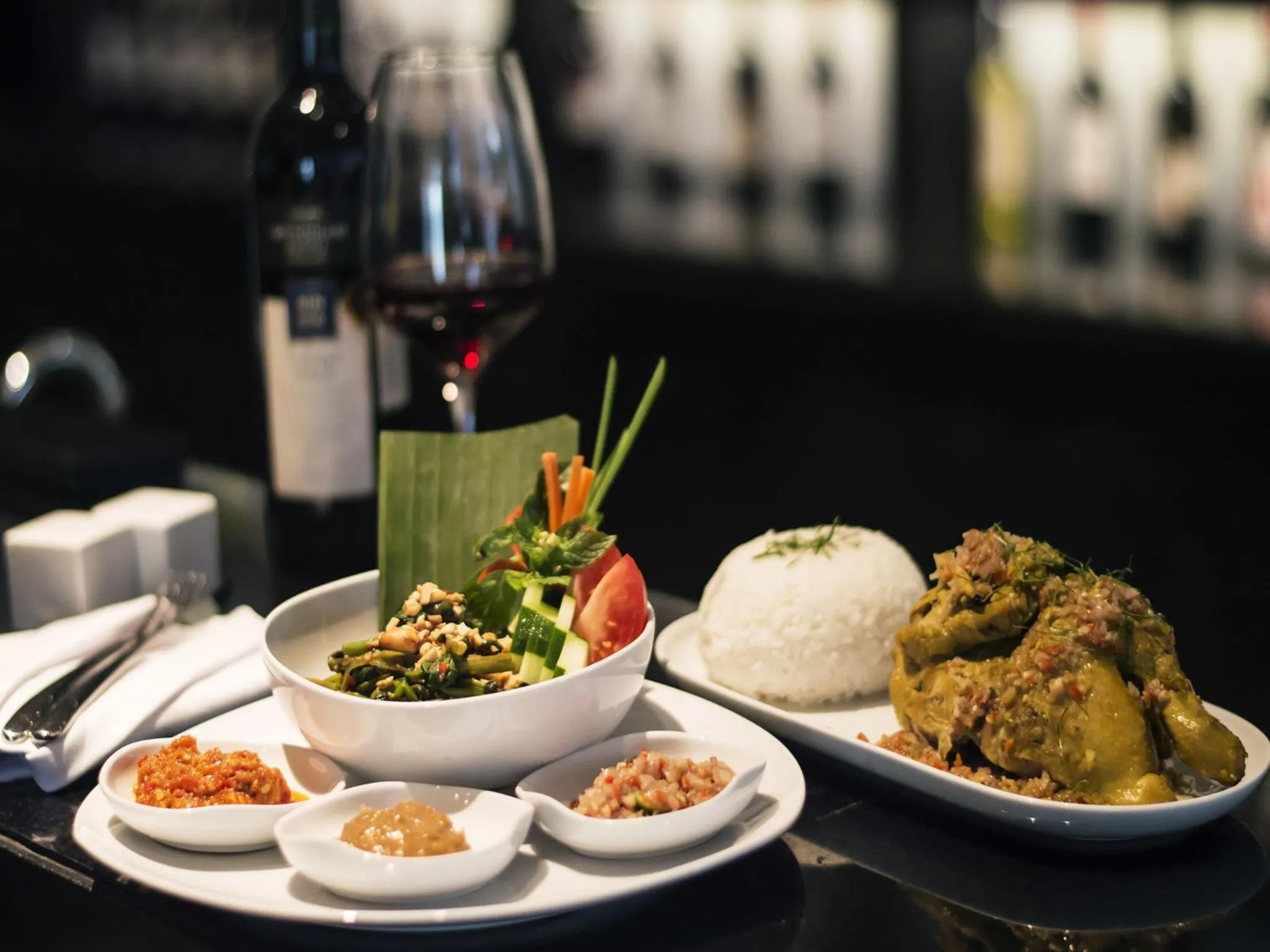 Lunch in Bali Paragon Resort Hotel