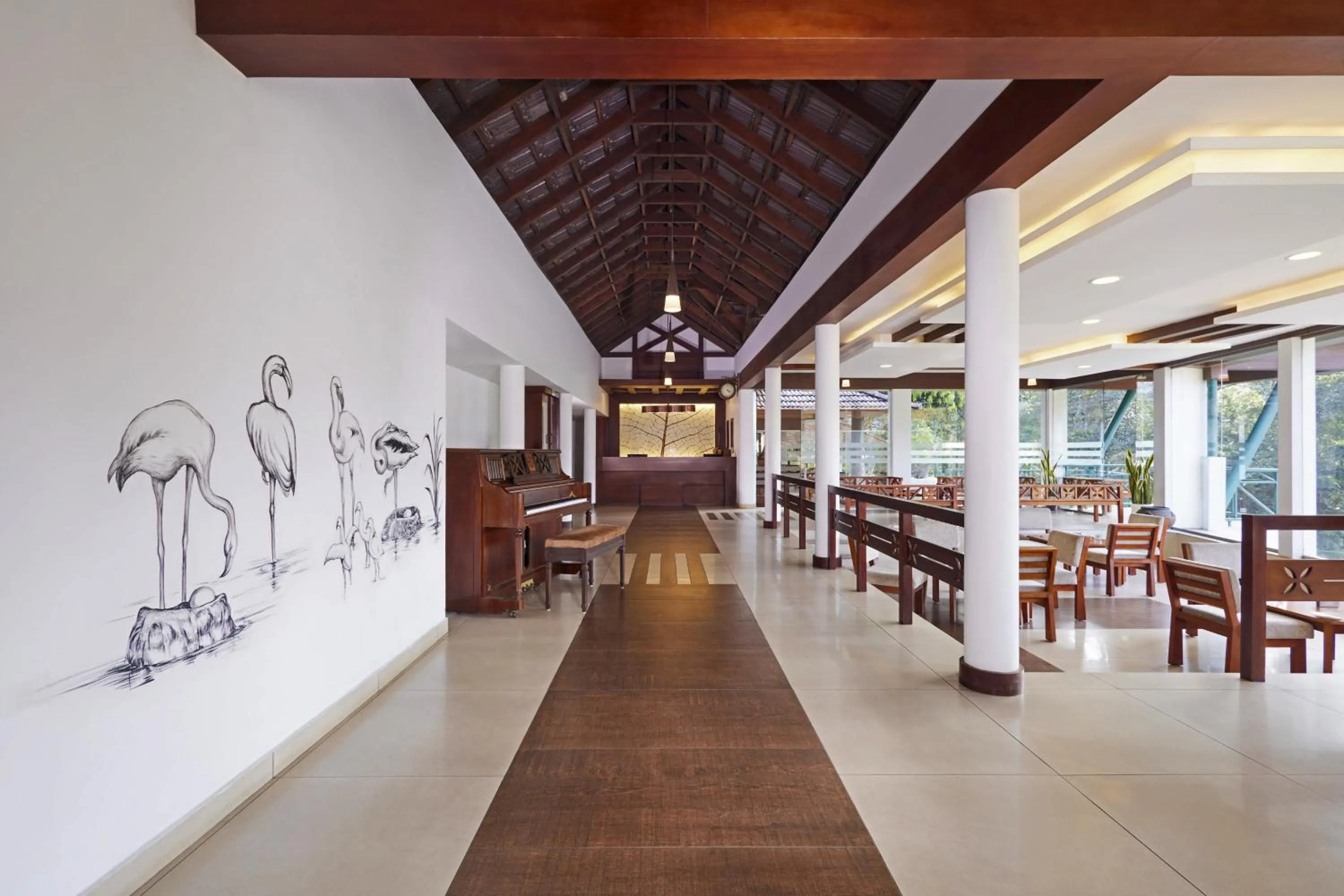 Lobby or reception in Forest Canopy Thekkady
