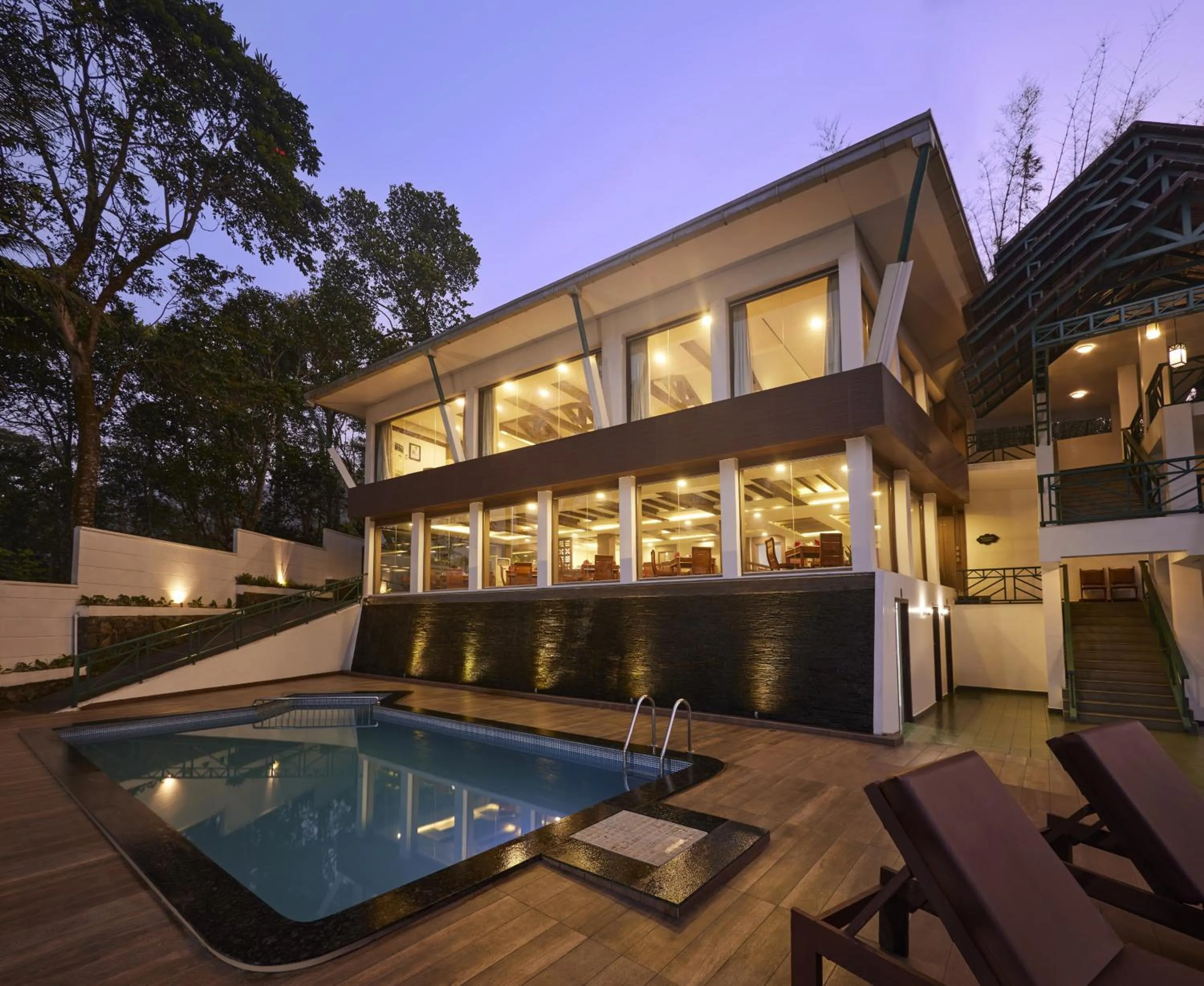 Patio in Forest Canopy Thekkady