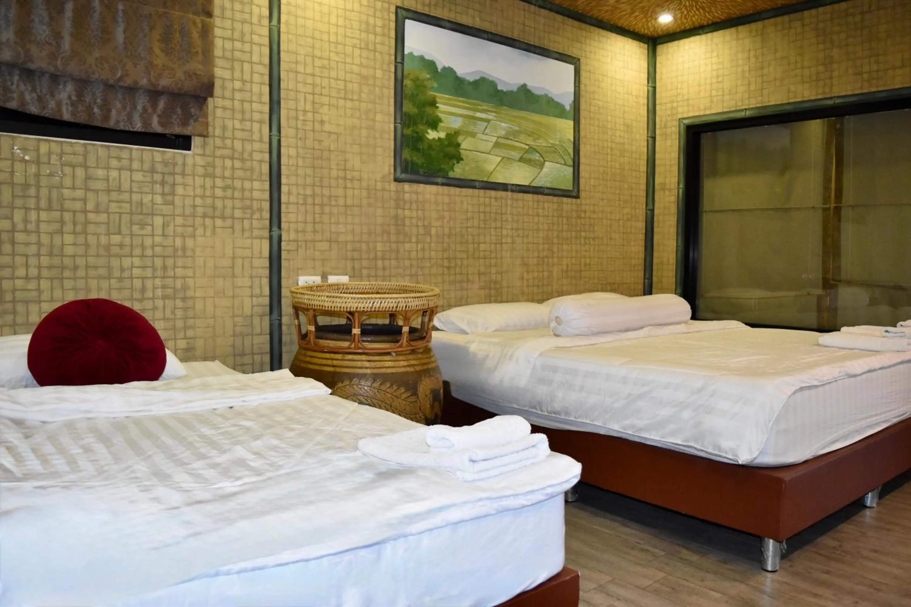 Bed in Thongtara House Boutique Srinakarin