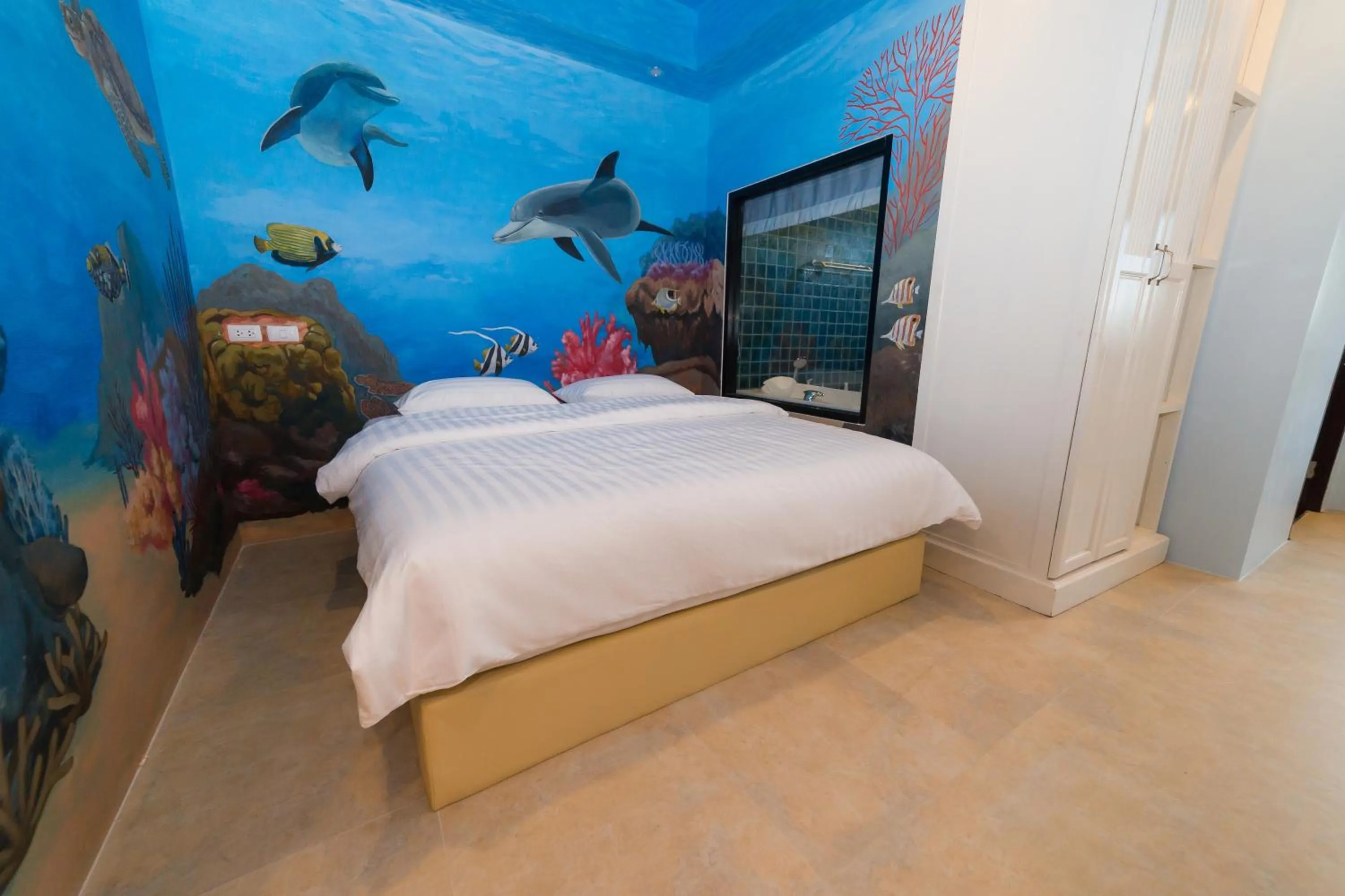 Bedroom, Bed in Thongtara House Boutique Srinakarin