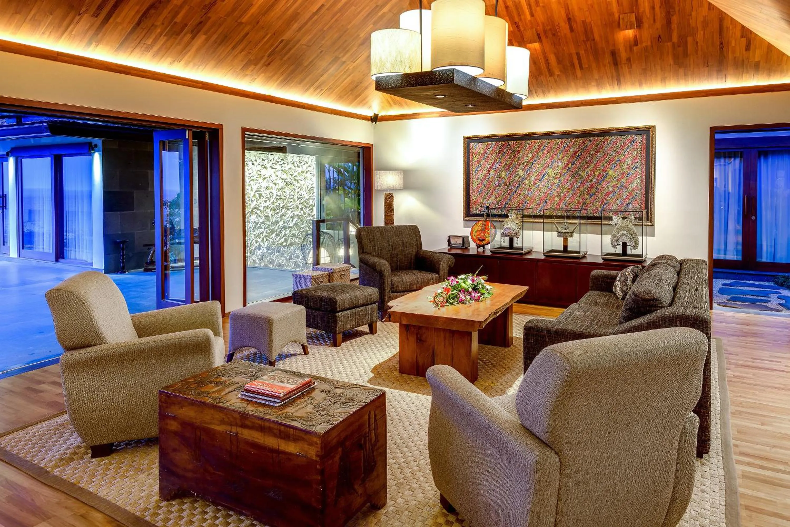 Living room in Private Villas of Bali