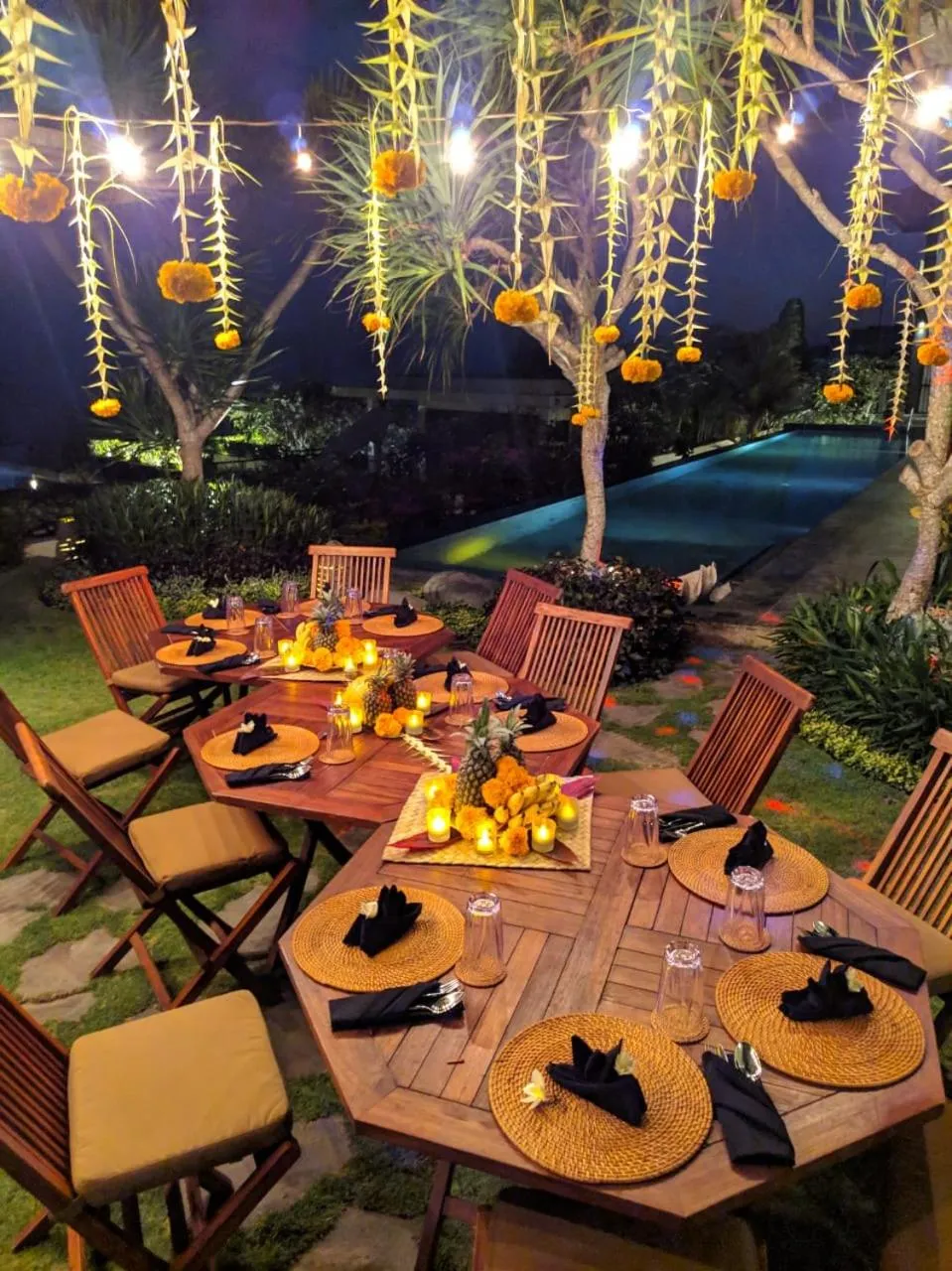 Patio in Private Villas of Bali