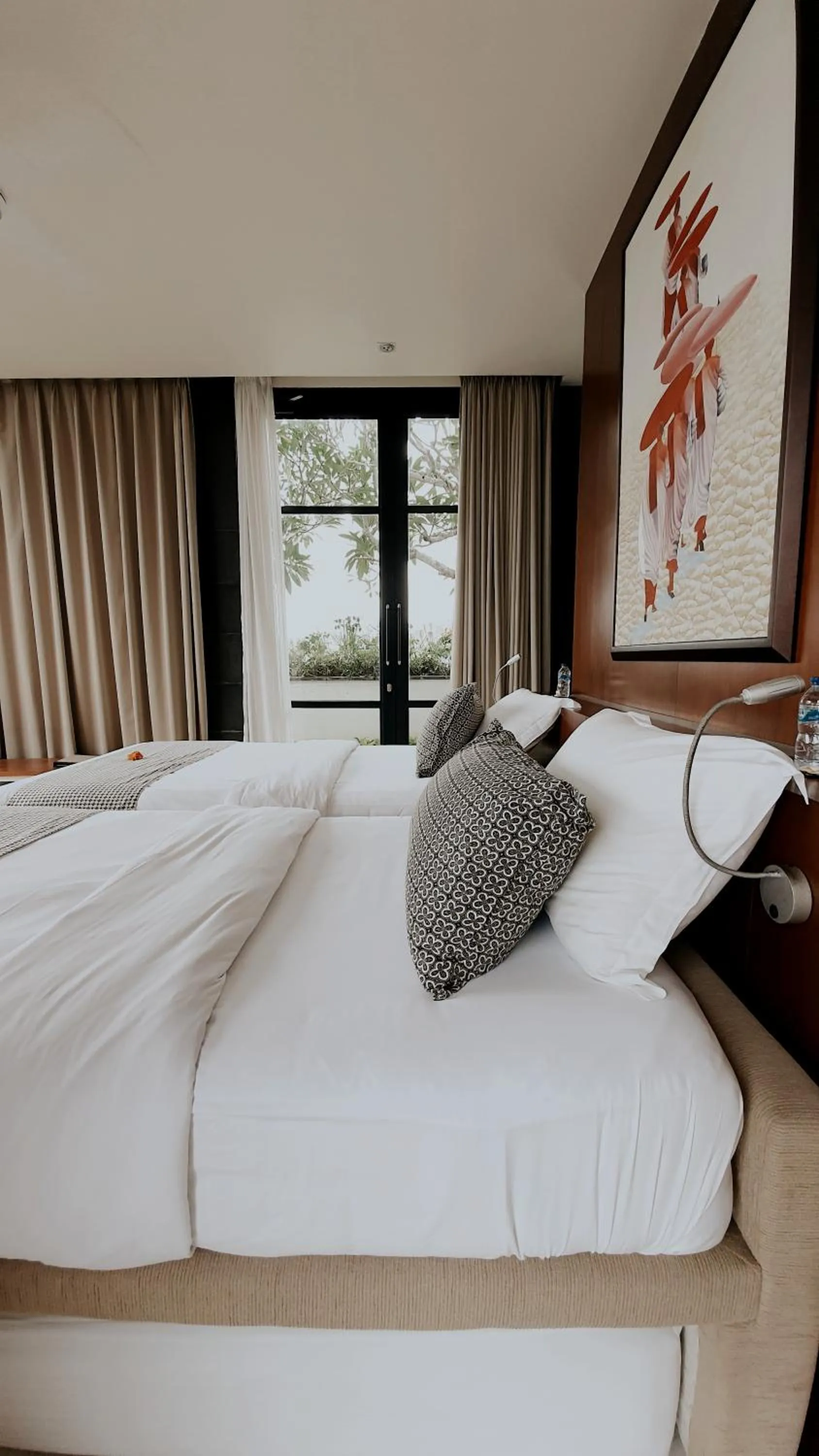 Bed in Private Villas of Bali