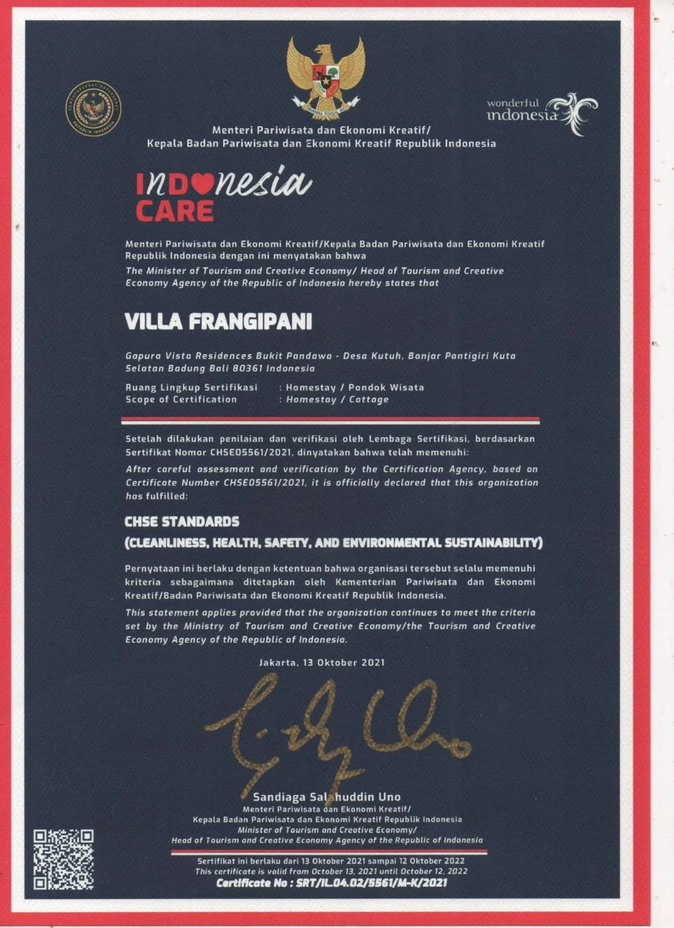 Property building in Private Villas of Bali