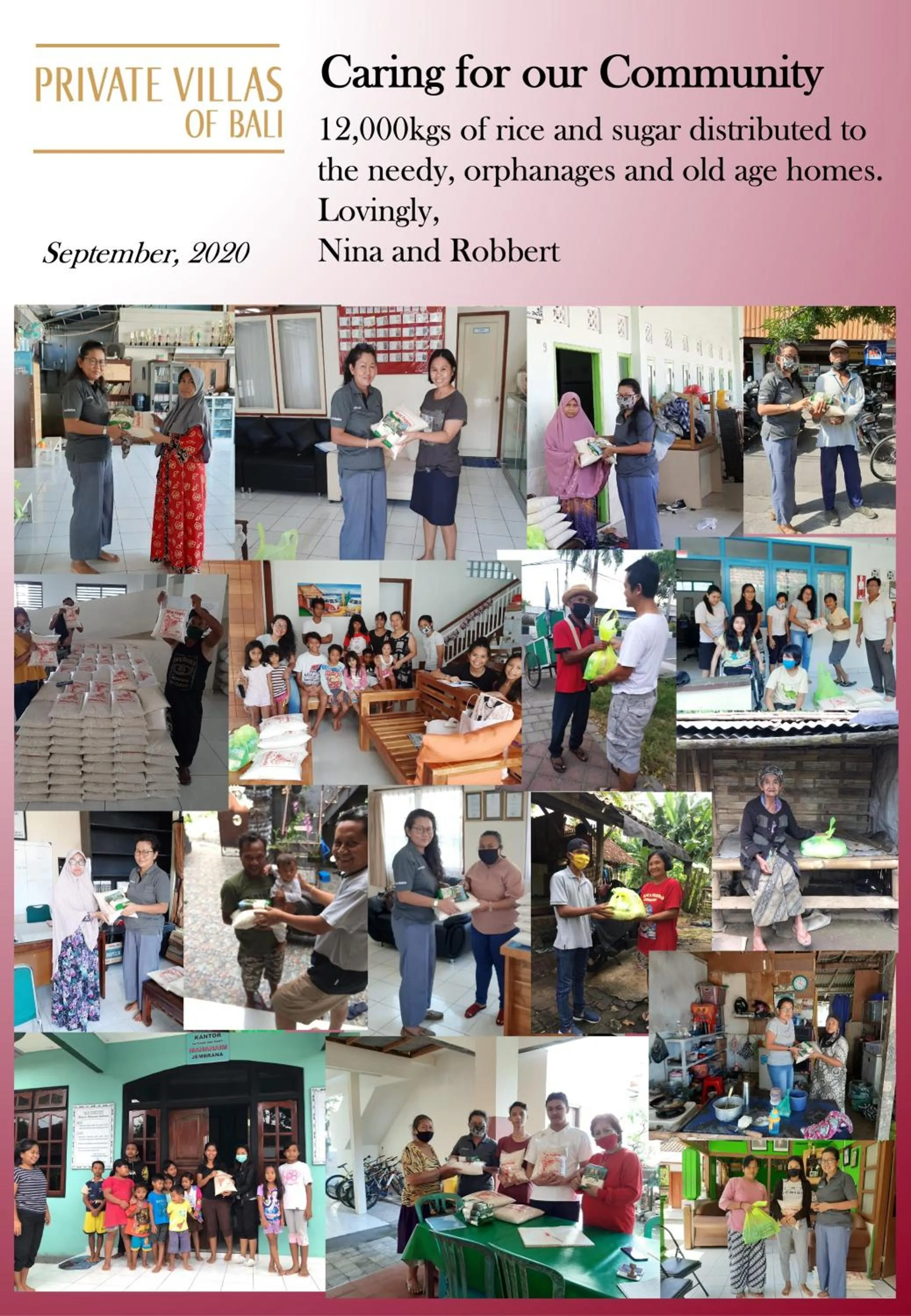 Staff in Private Villas of Bali