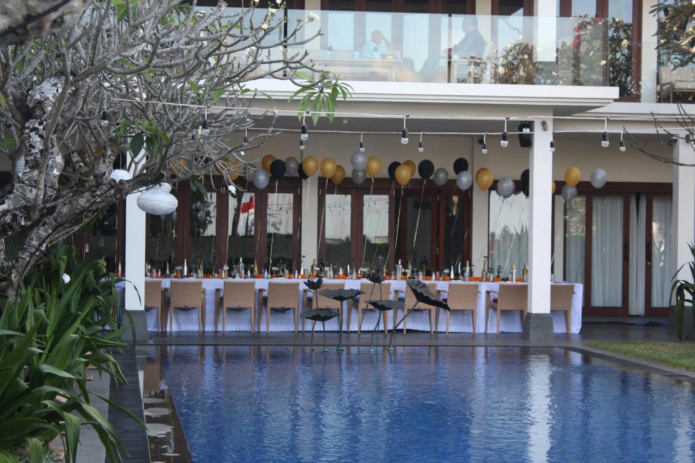 Patio in Private Villas of Bali