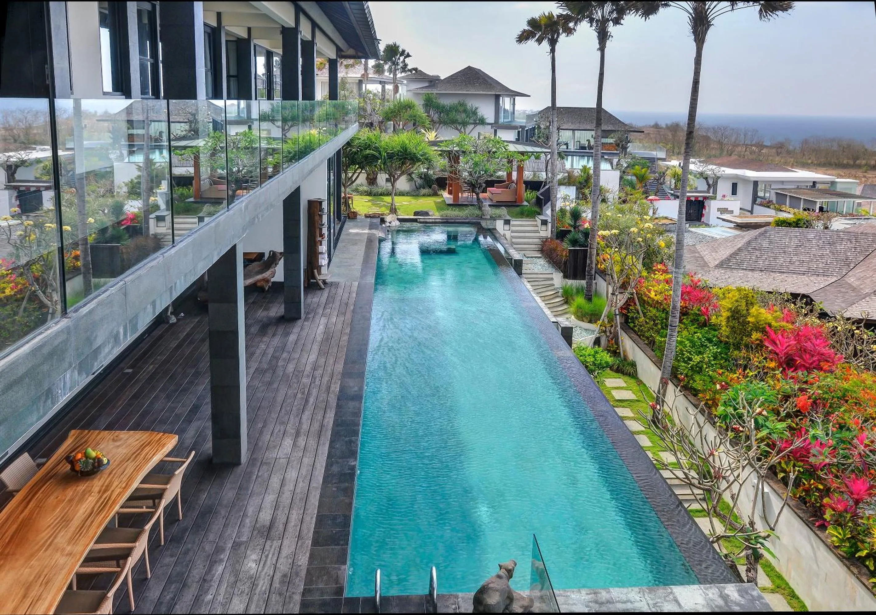 Patio in Private Villas of Bali