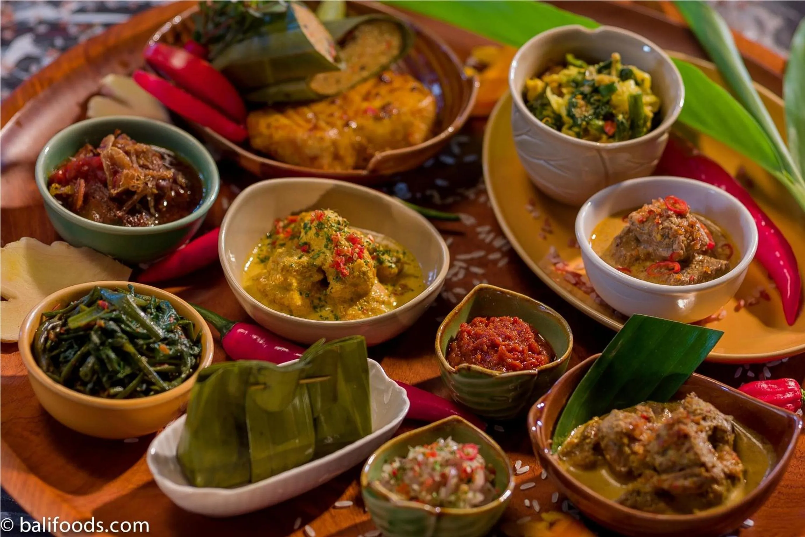 Food close-up in Private Villas of Bali