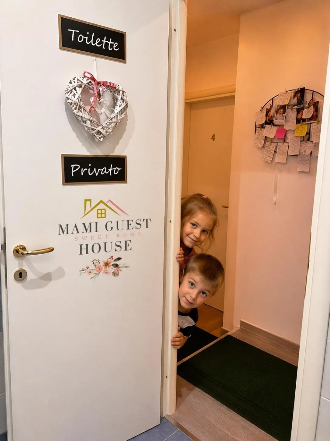 children in Mami Guest House Rome Vatican St Peters