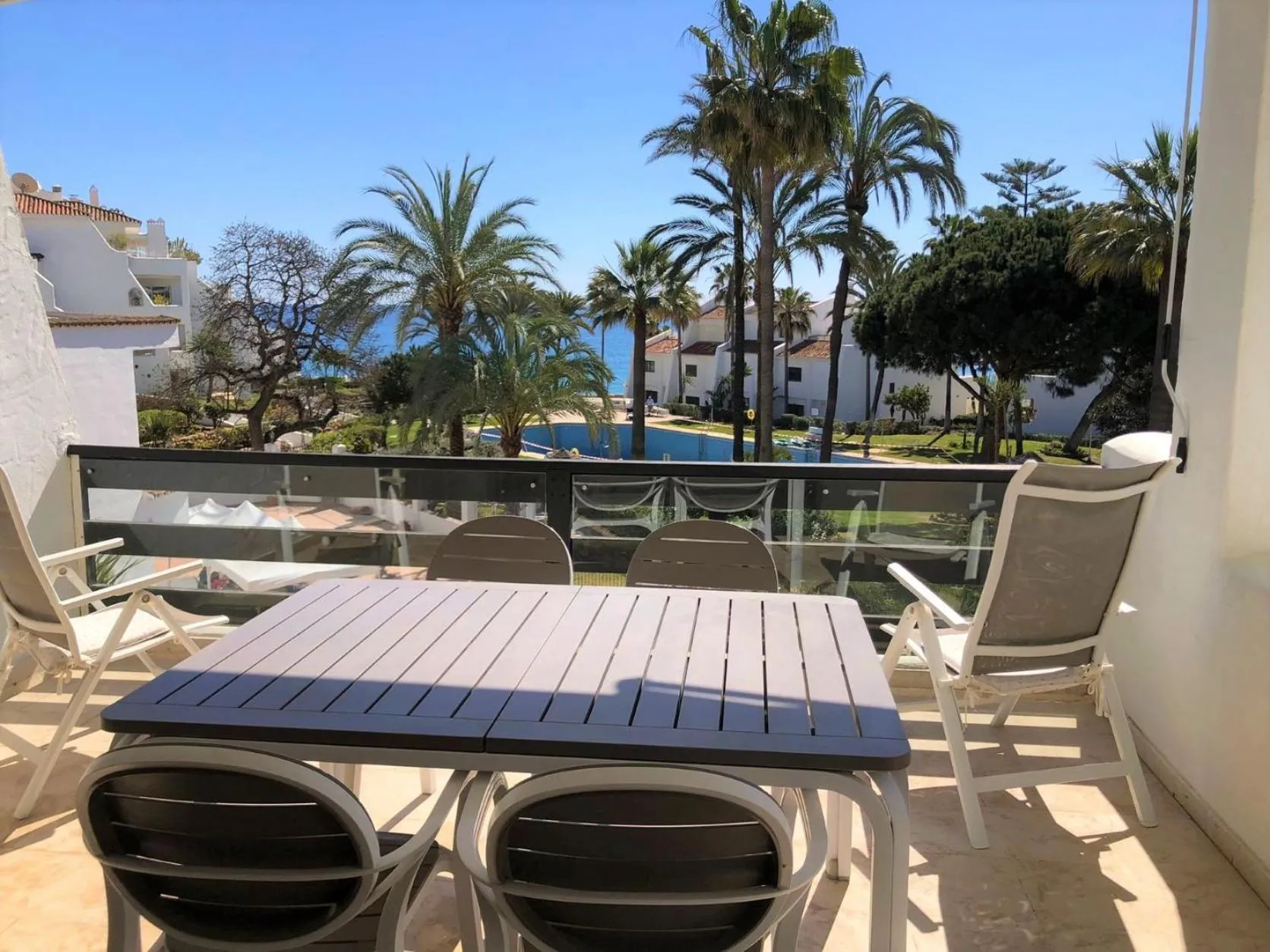 Balcony/Terrace in Coral Beach Aparthotel