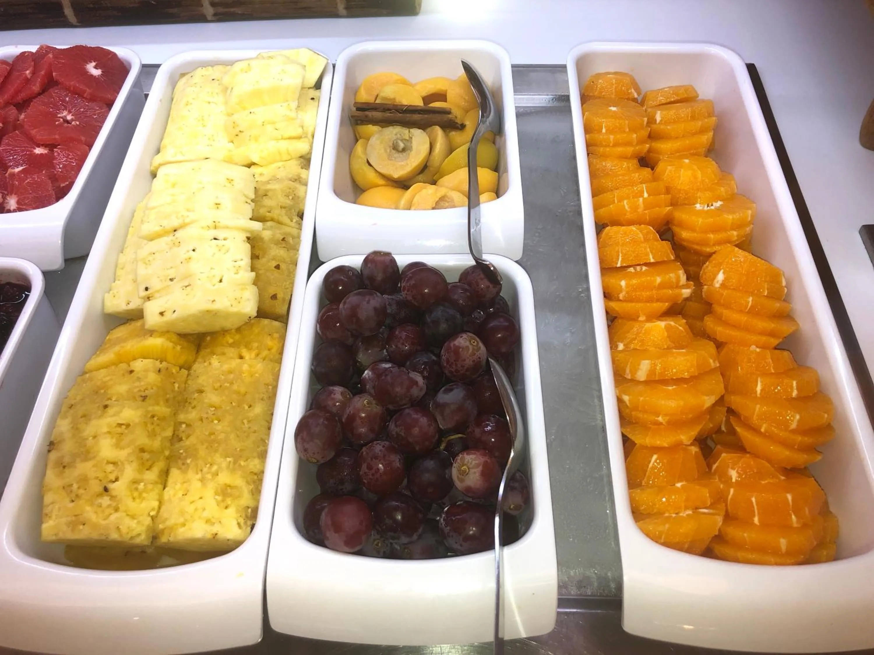 Buffet breakfast in Coral Beach Aparthotel