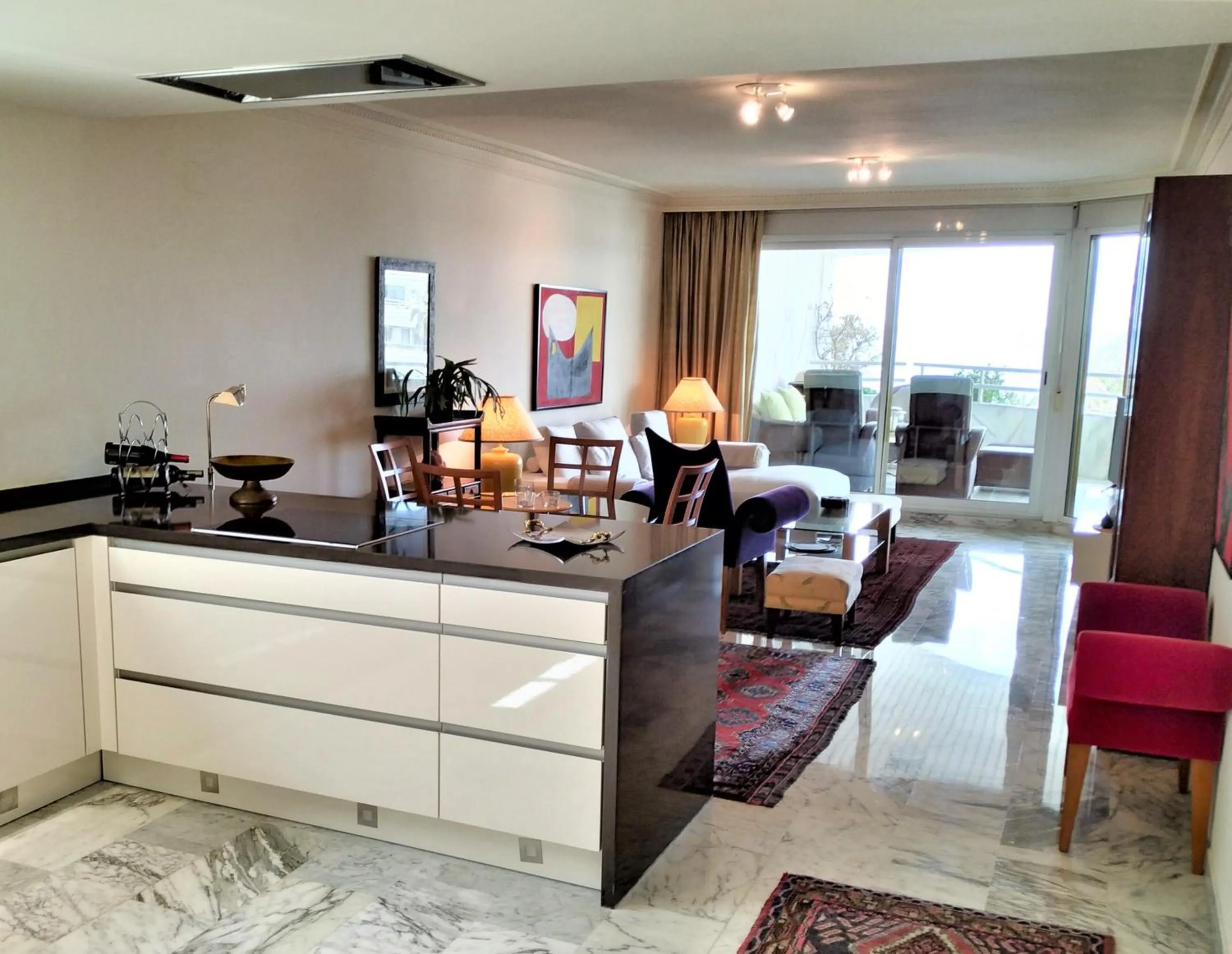 Living room in Coral Beach Aparthotel